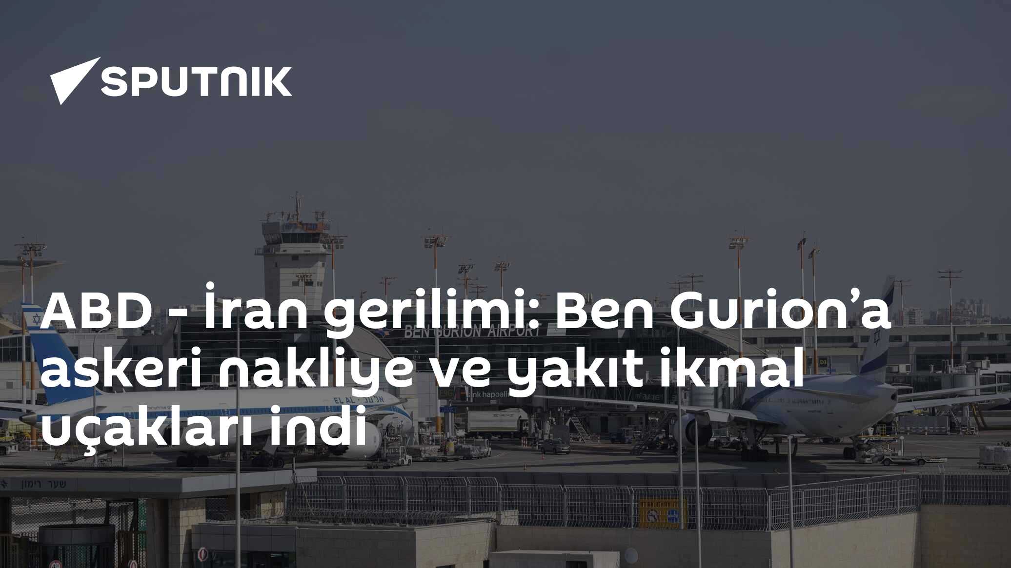 'Amerikan askeri nakliye uçağı ve yakıt ikmal uçakları Ben G