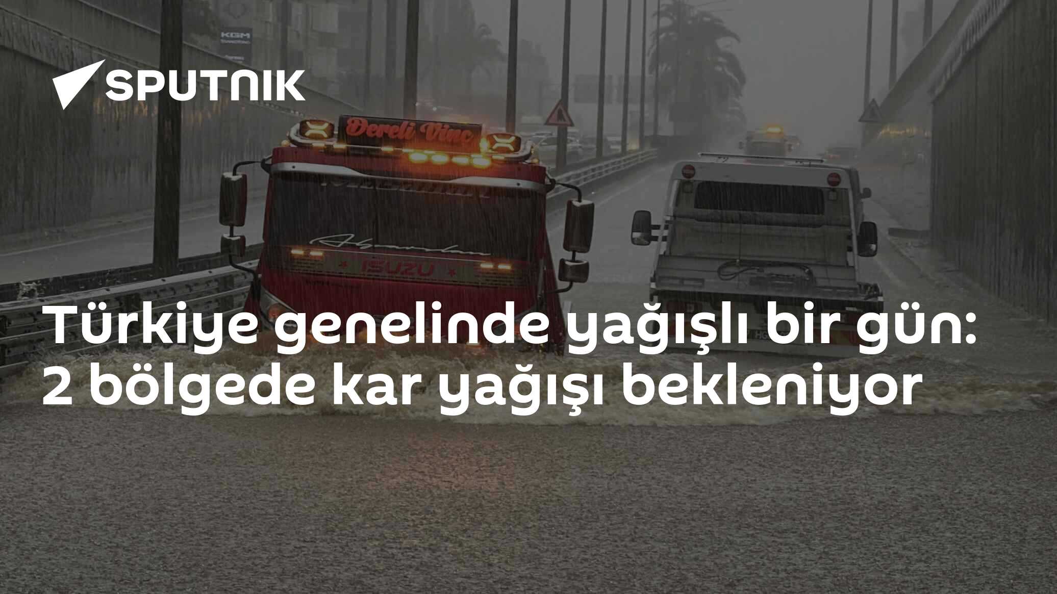 Türkiye genelinde yağışlı bir gün: 2 bölgede kar yağışı bekleniyor