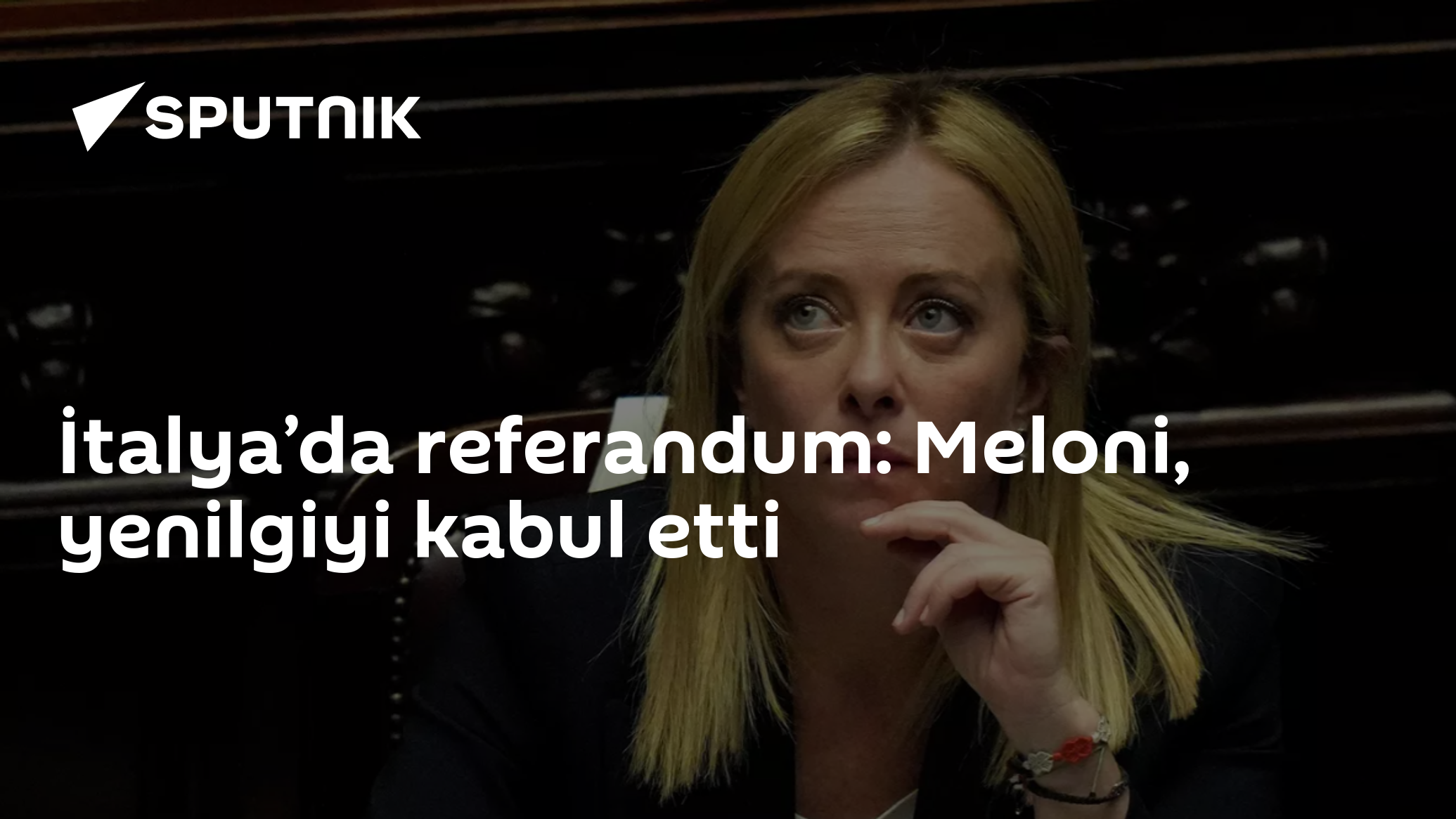 İtalya’da referandum: Meloni, yenilgiyi kabul etti