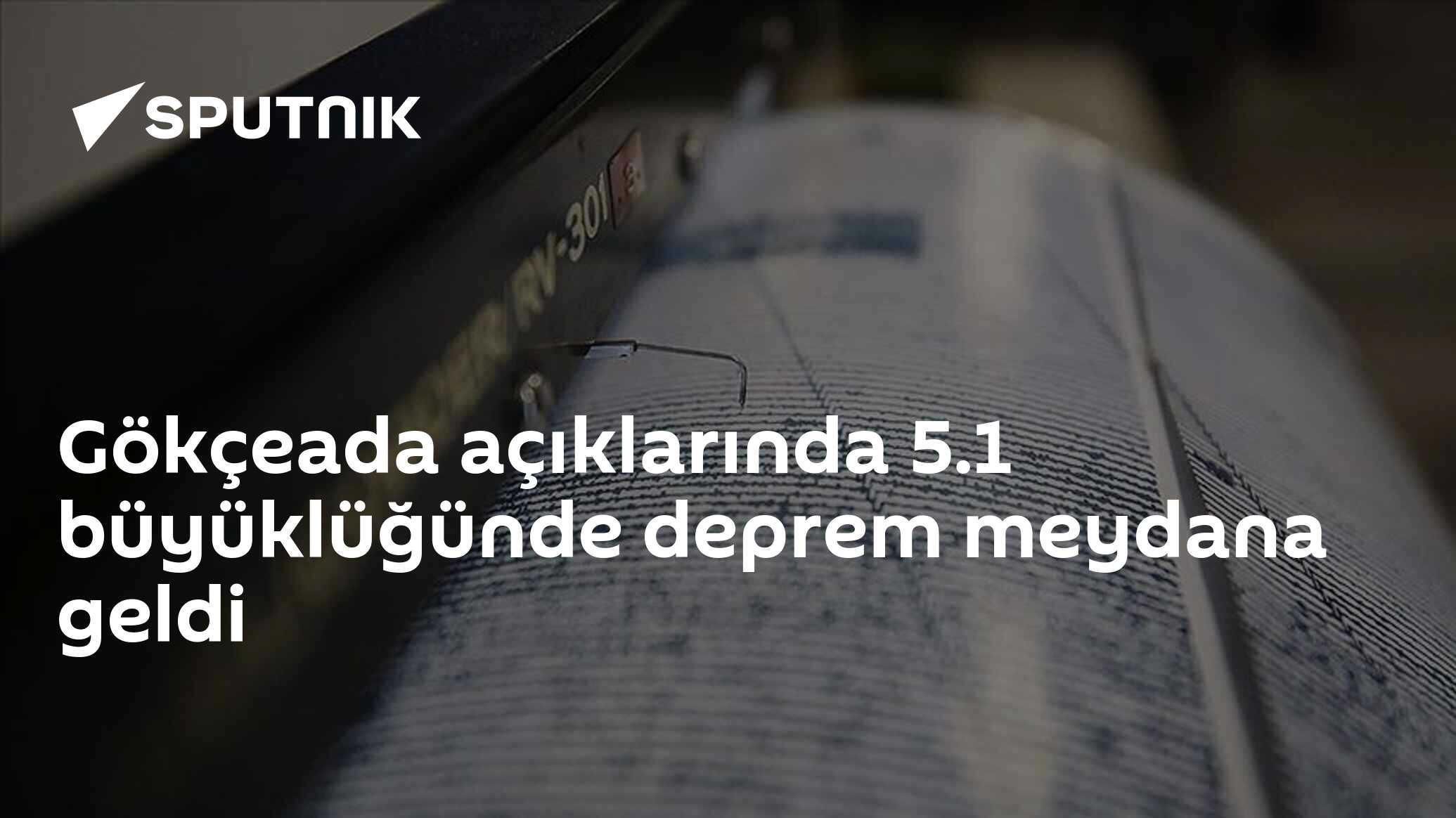 Gökçeada açıklarında 5.1 büyüklüğünde deprem meydana geldi
