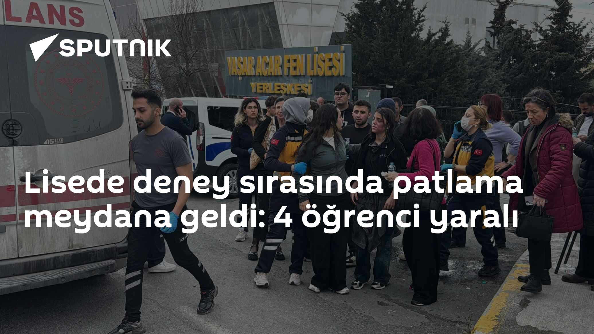 Lisede deney sırasında patlama meydana geldi: 4 öğrenci yaralı