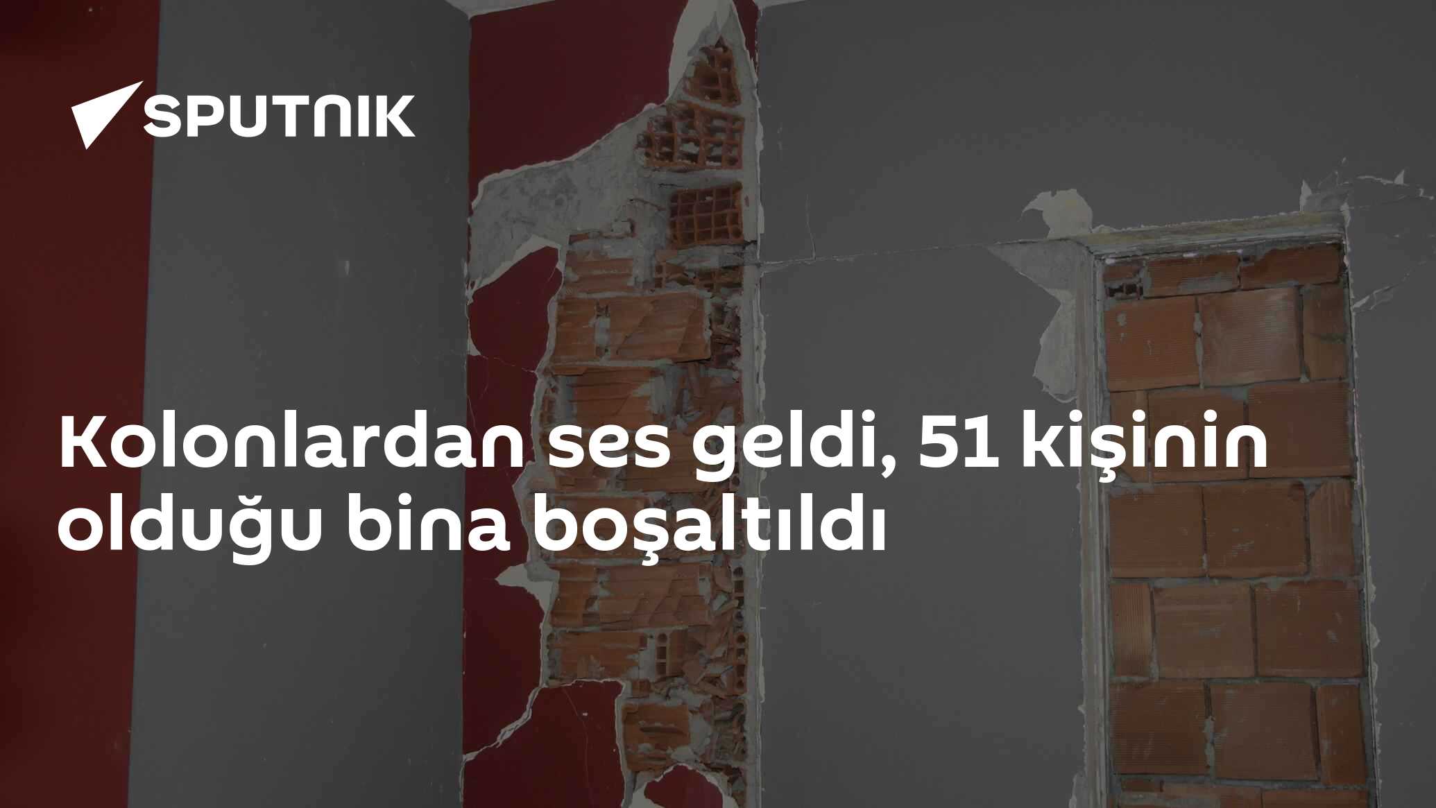 Kolonlardan ses geldi, 51 kişinin olduğu bina boşaltıldı