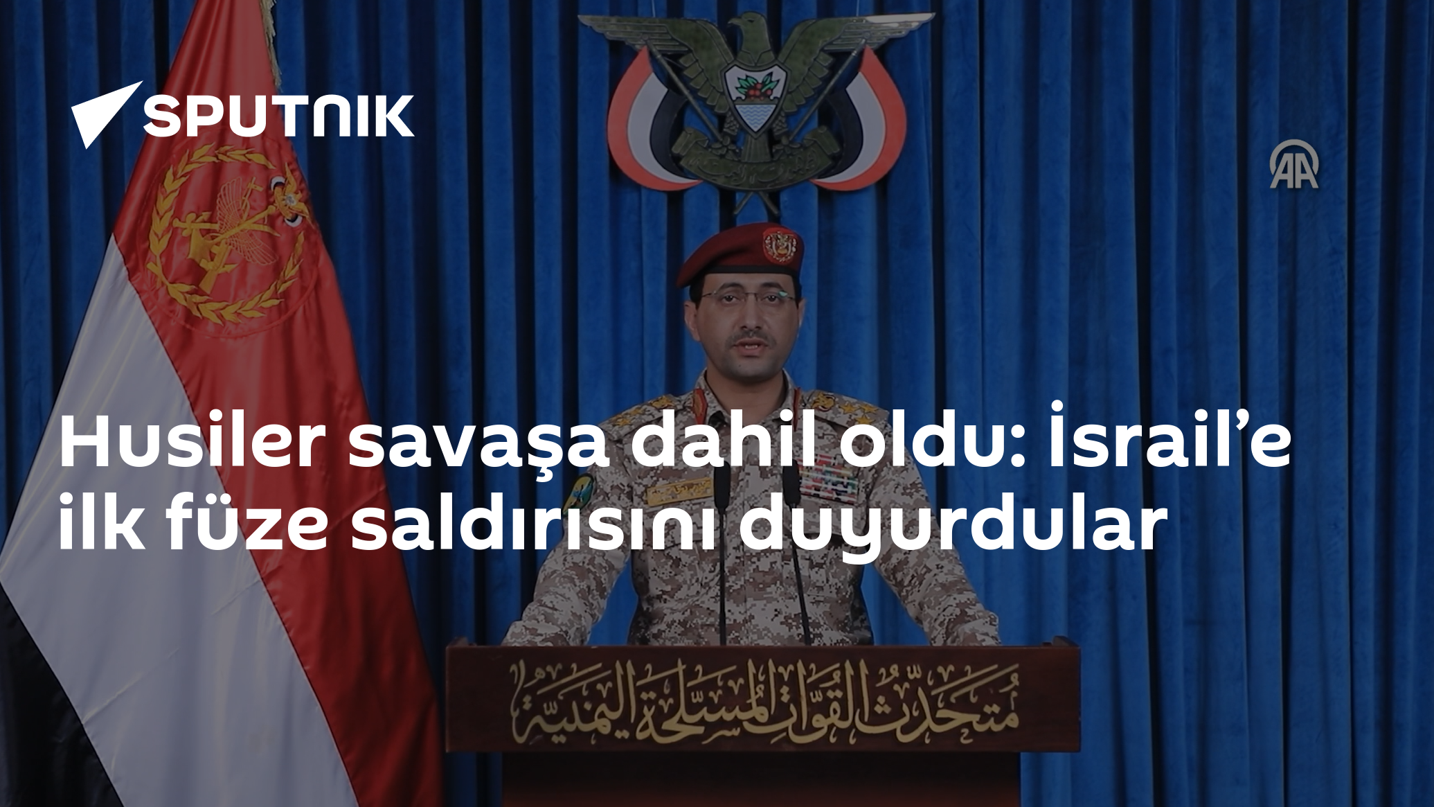 Husiler savaşa dahil oldu: İsrail’e ilk füze saldırısını duyurdular