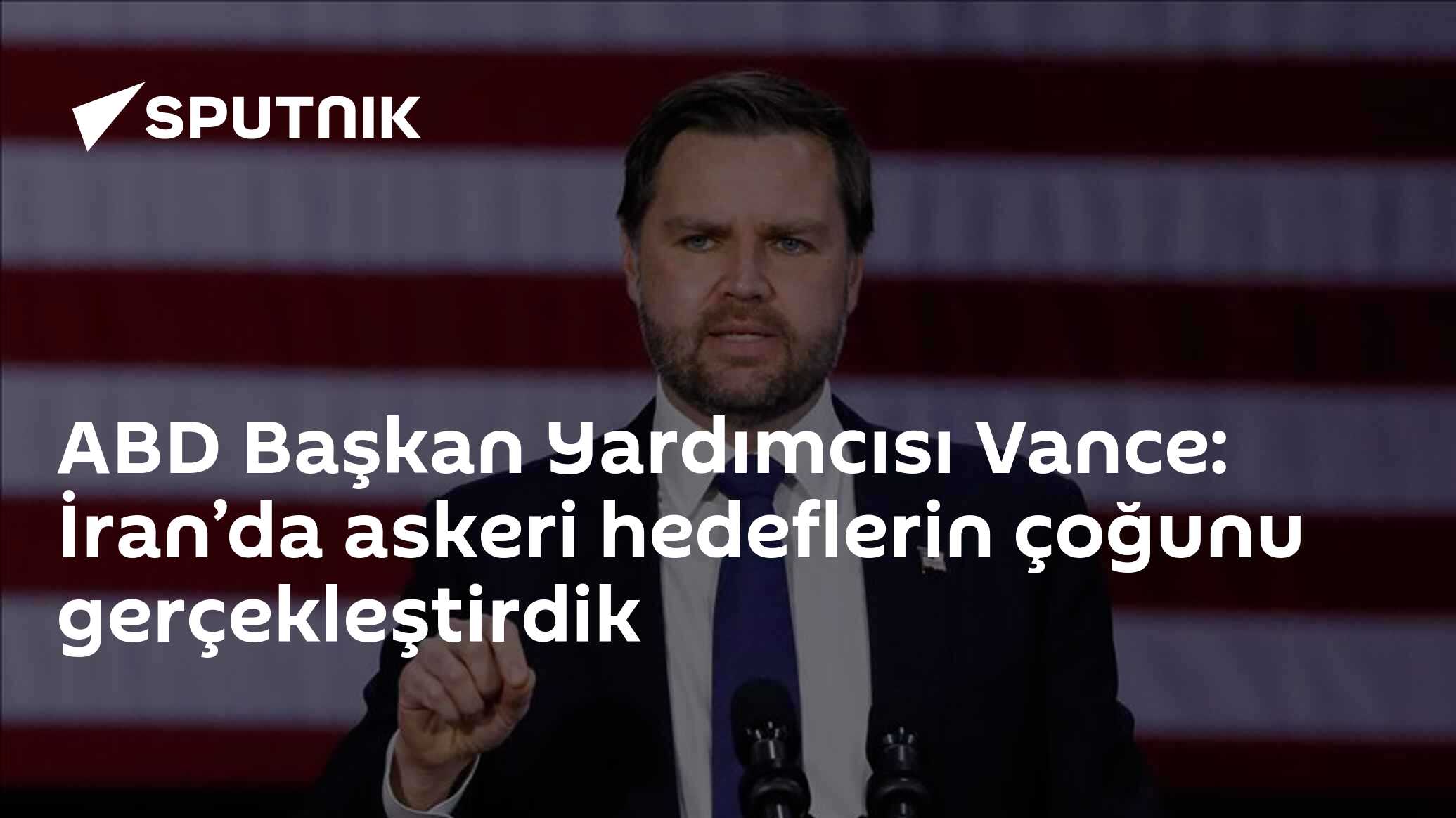 ABD Başkan Yardımcısı Vance: İran’da askeri hedeflerin çoğunu gerçekleştirdik