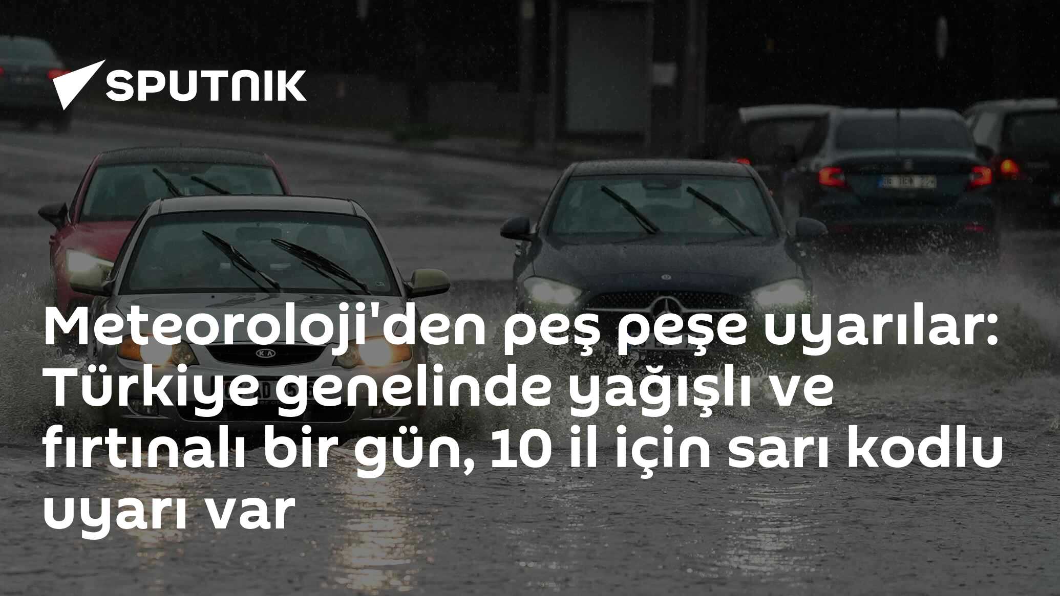 Meteoroloji'den peş peşe uyarılar: Türkiye genelinde yağışlı ve fırtınalı bir gün, 10 il için sarı kodlu uyarı var