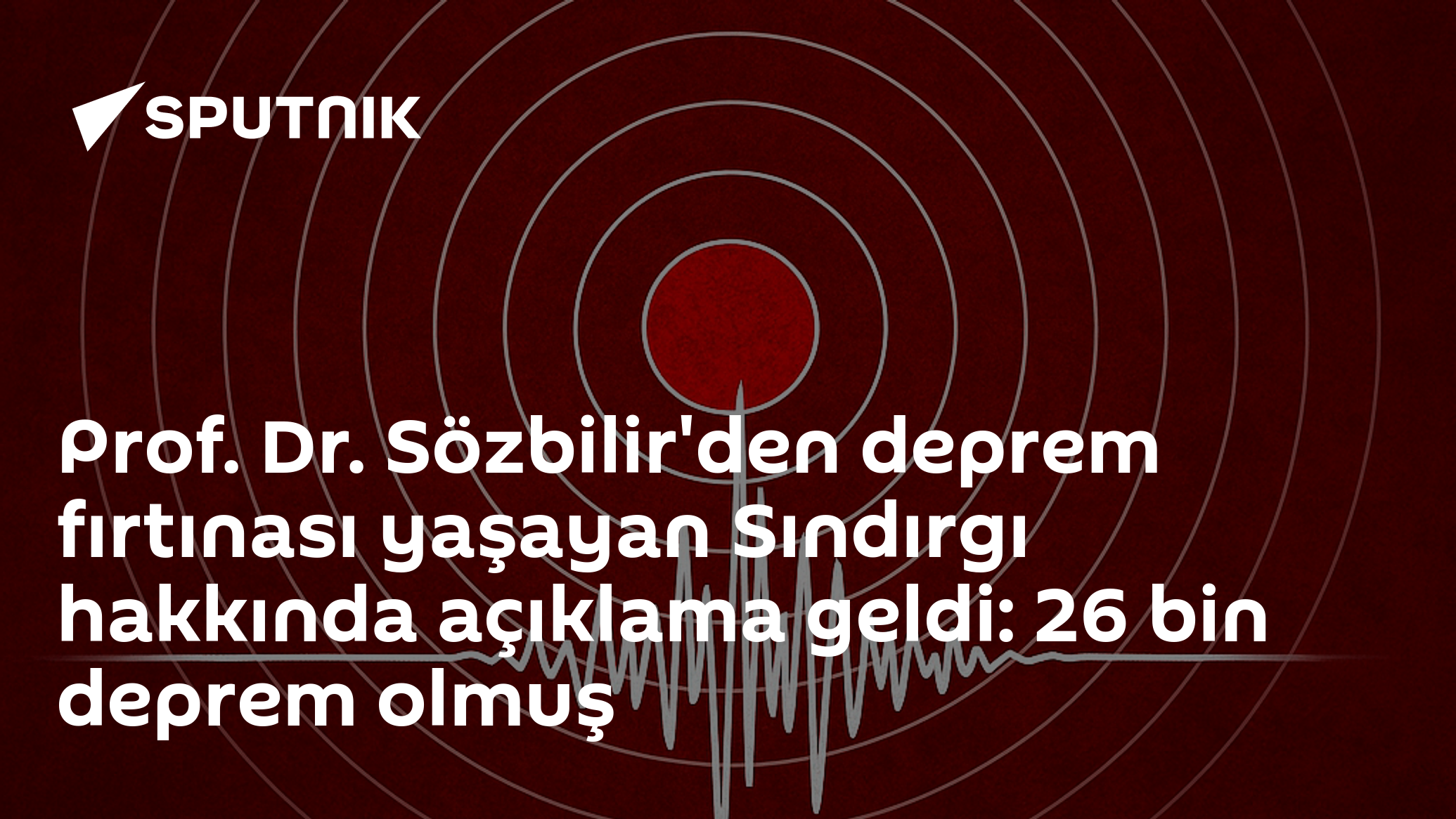 Prof. Dr. Sözbilir'den deprem fırtınası yaşayan Sındırgı hakkında açıklama geldi: 26 bin deprem olmuş