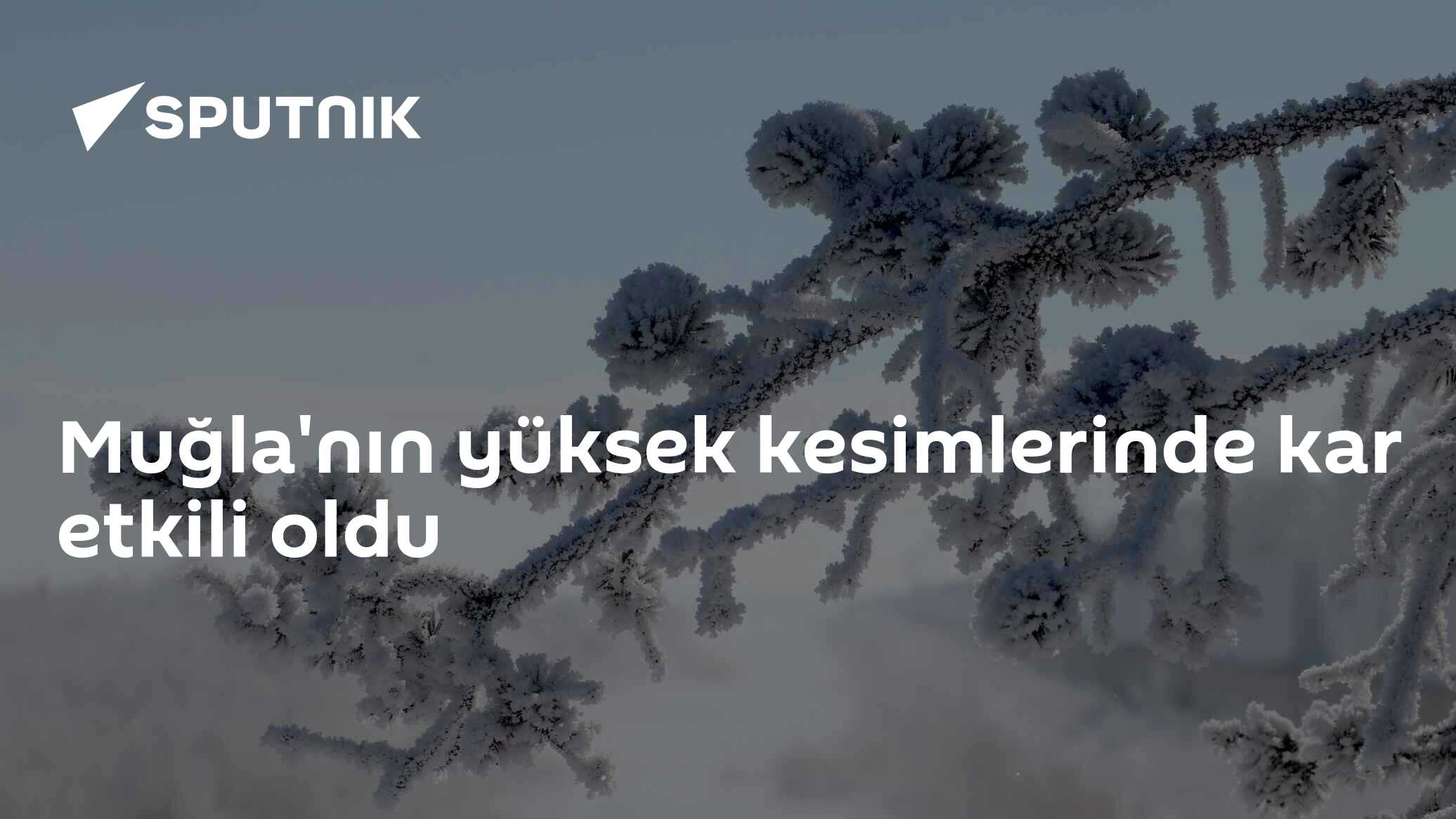 Muğla'nın yüksek kesimlerinde kar etkili oldu