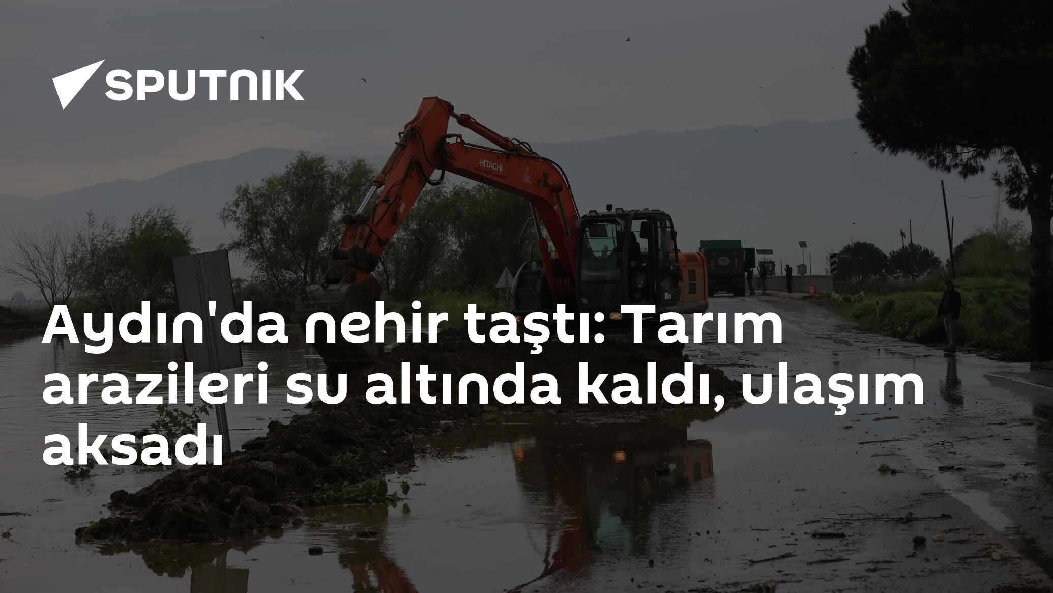 Aydın'da nehir taştı: Tarım arazileri su altında kaldı, ulaşım aksadı