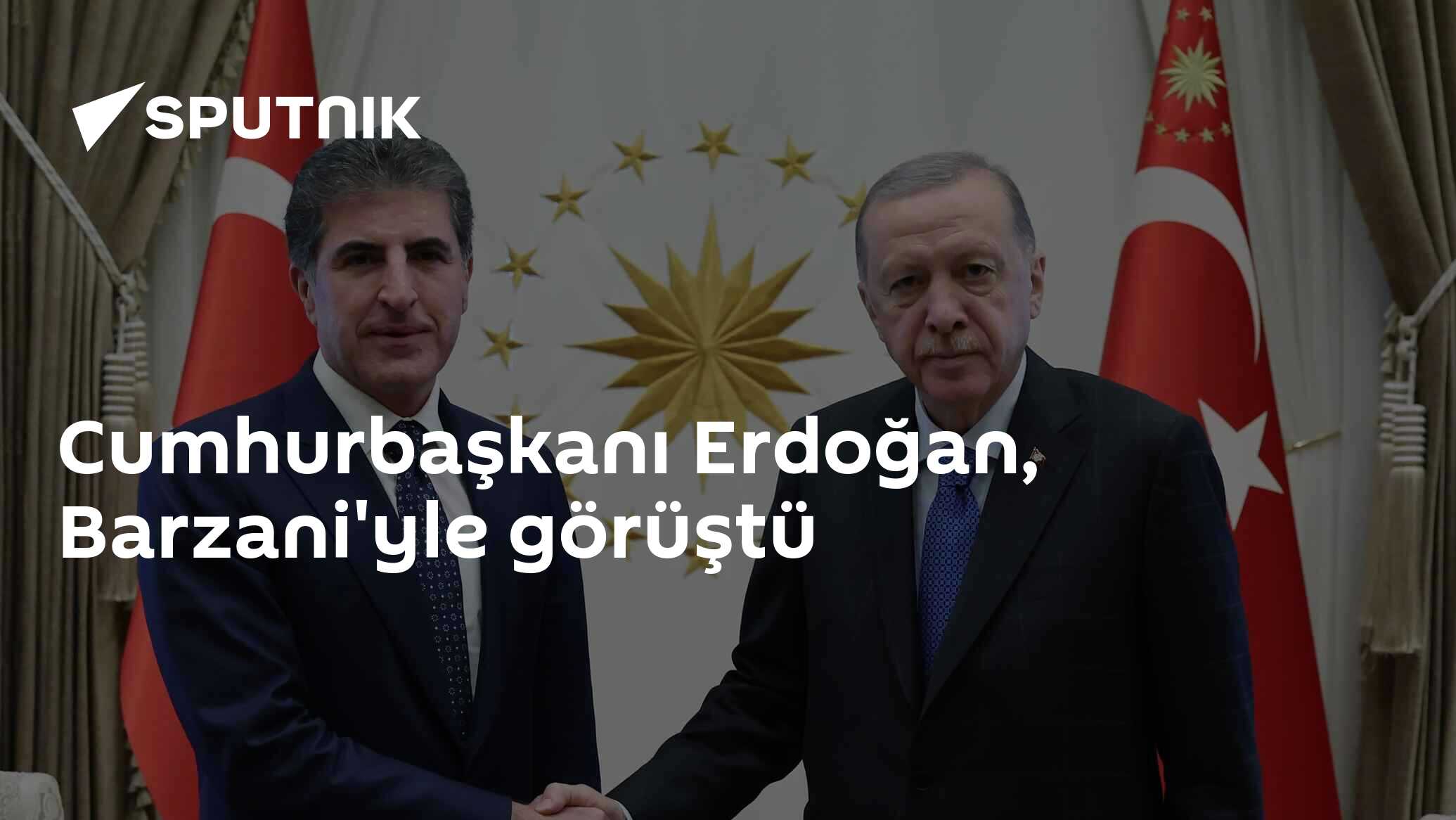 Cumhurbaşkanı Erdoğan, Barzani'yle görüştü