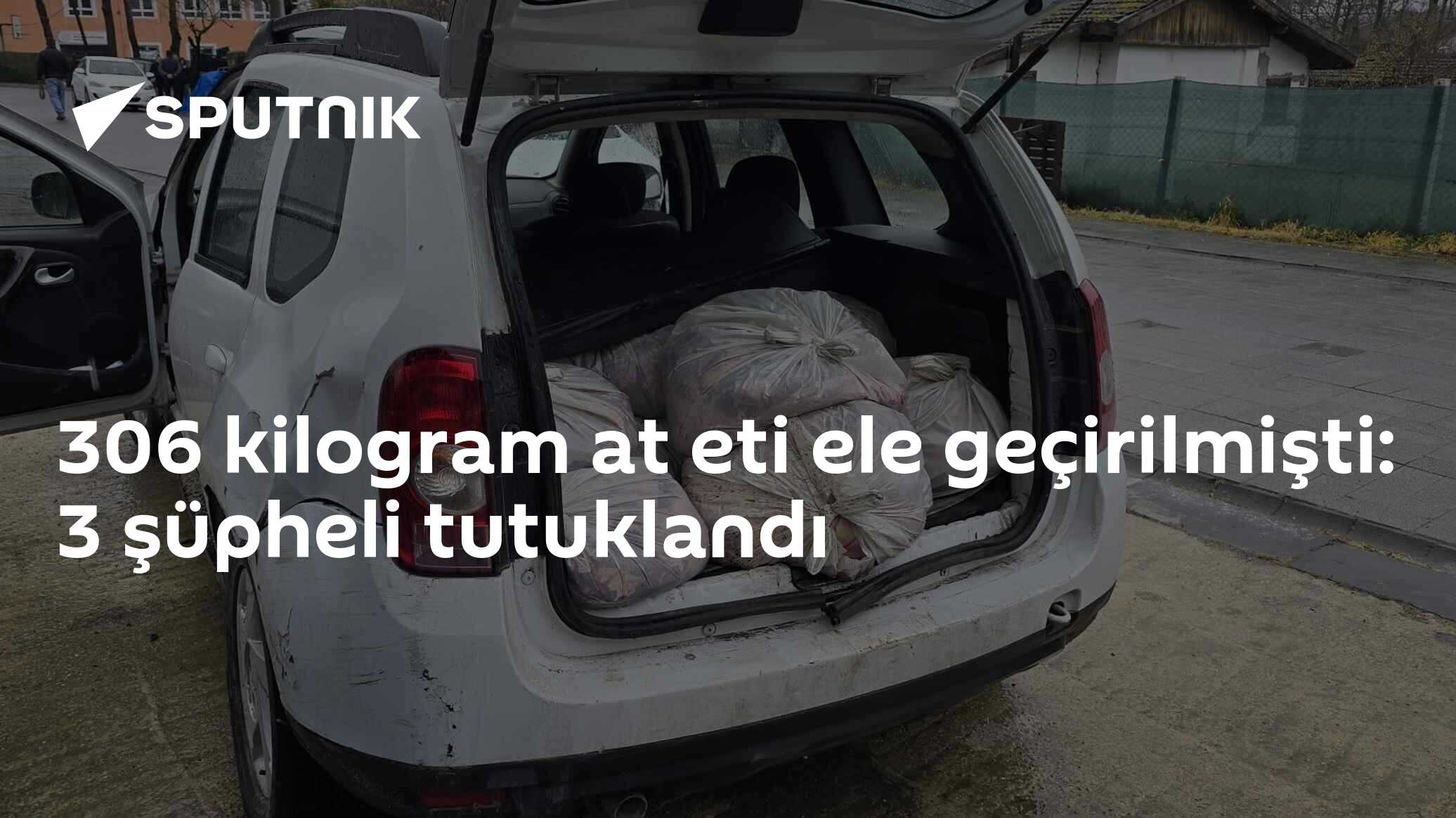 306 kilogram at eti ele geçirilmişti: 3 şüpheli tutuklandı