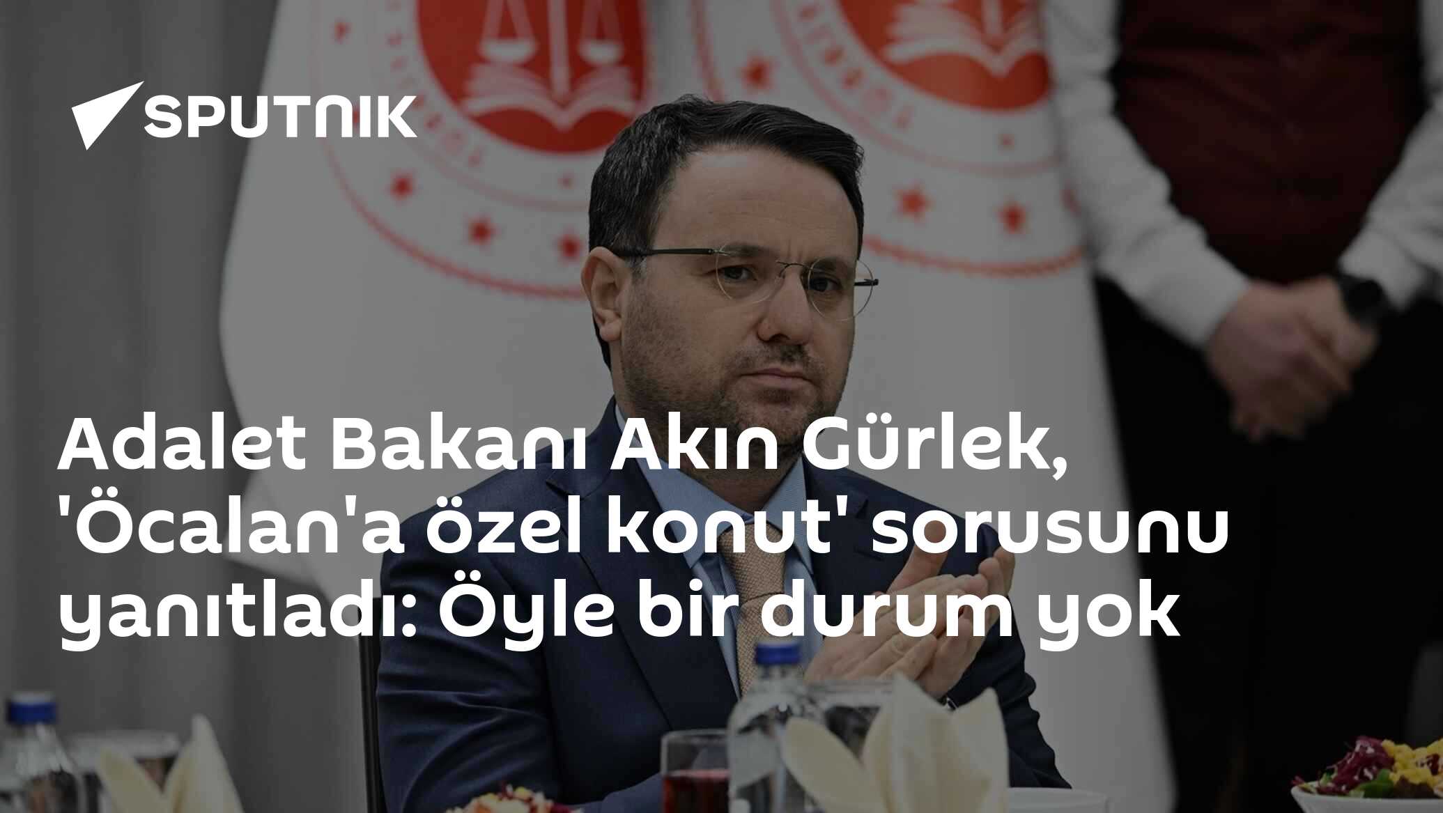 Adalet Bakanı Akın Gürlek, 'Öcalan'a özel konut' sorusunu yanıtladı: Öyle bir durum yok