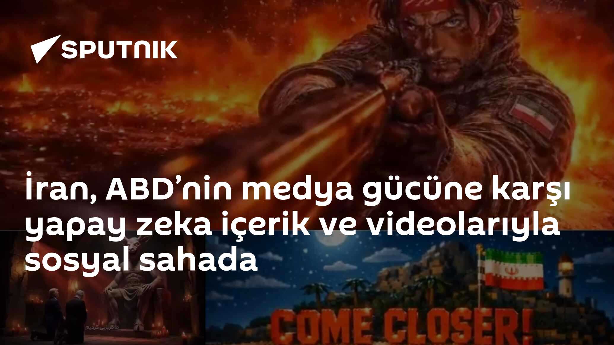 İran, ABD’nin medya gücüne karşı yapay zeka içerik ve videolarıyla sosyal sahada
