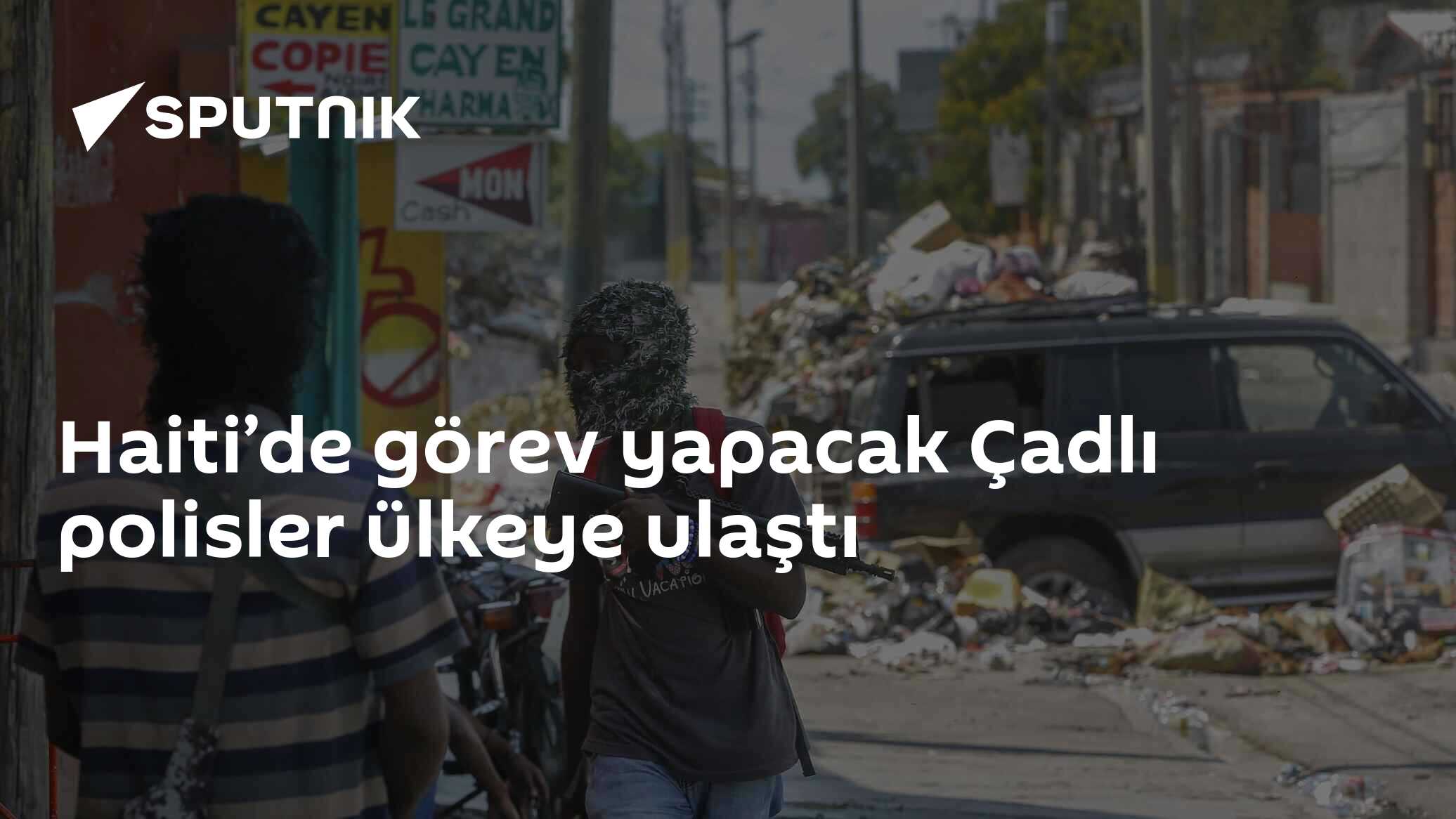 Haiti’de görev yapacak Çadlı polisler ülkeye ulaştı