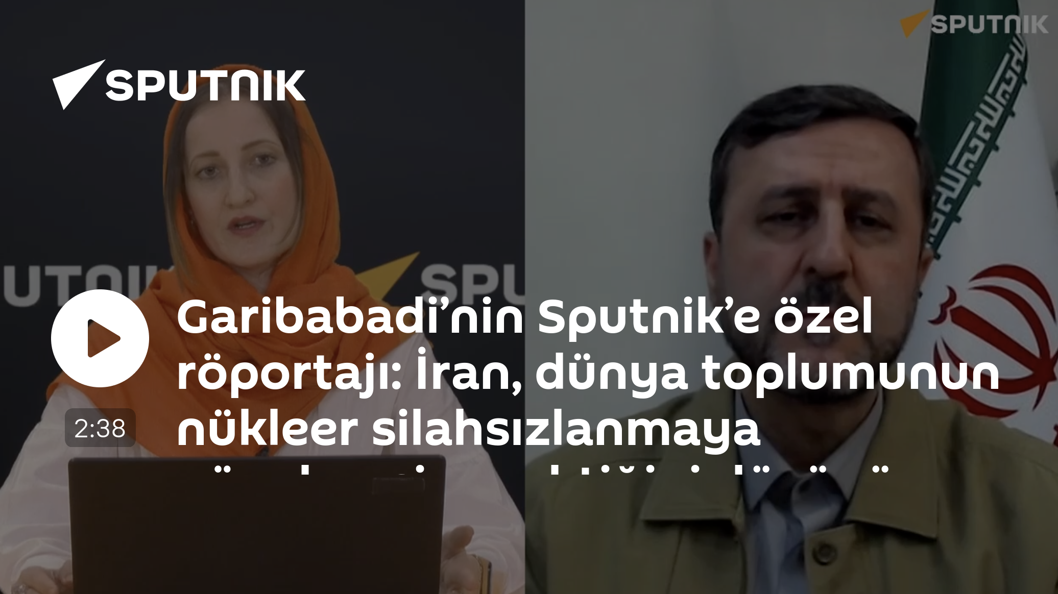Garibabadi’nin Sputnik’e özel röportajı: İran, dünya toplumunun nükleer silahsızlanmaya yönelmesi gerektiğini düşünüyor
