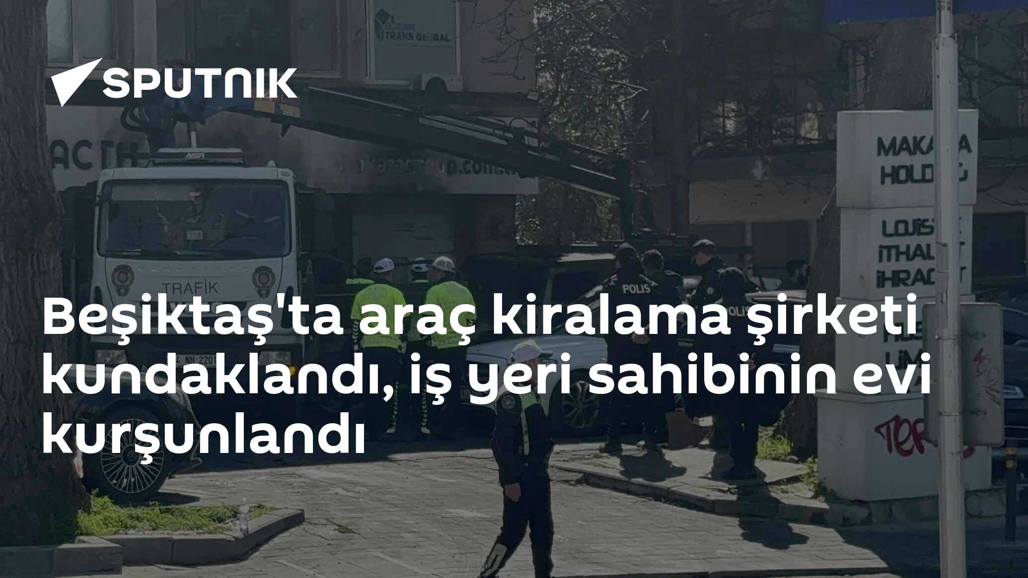 Beşiktaş'ta araç kiralama şirketi kundaklandı, iş yeri sahibinin evi kurşunlandı