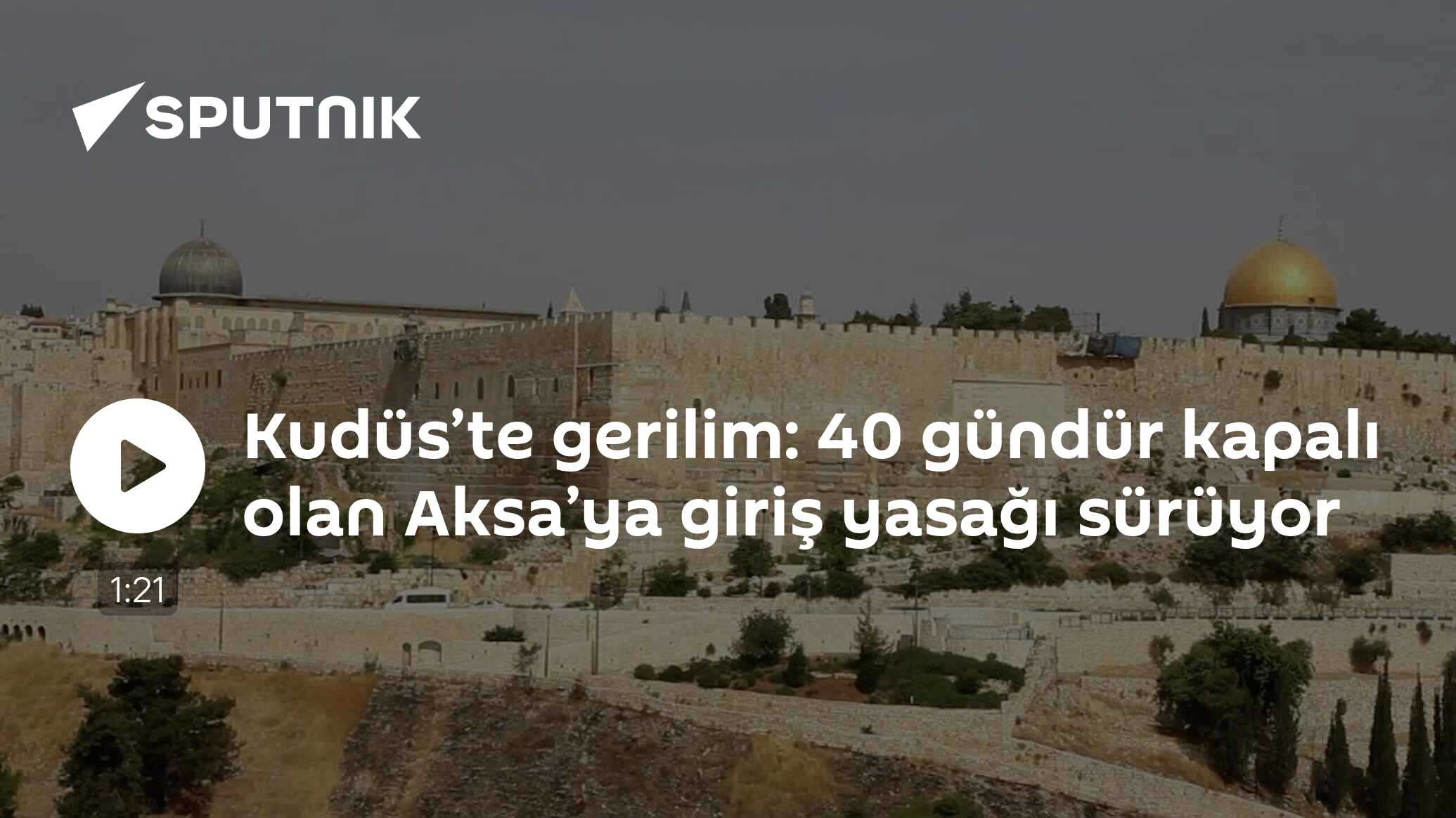 Kudüs’te gerilim: 40 gündür kapalı olan Aksa’ya giriş yasağı sürüyor