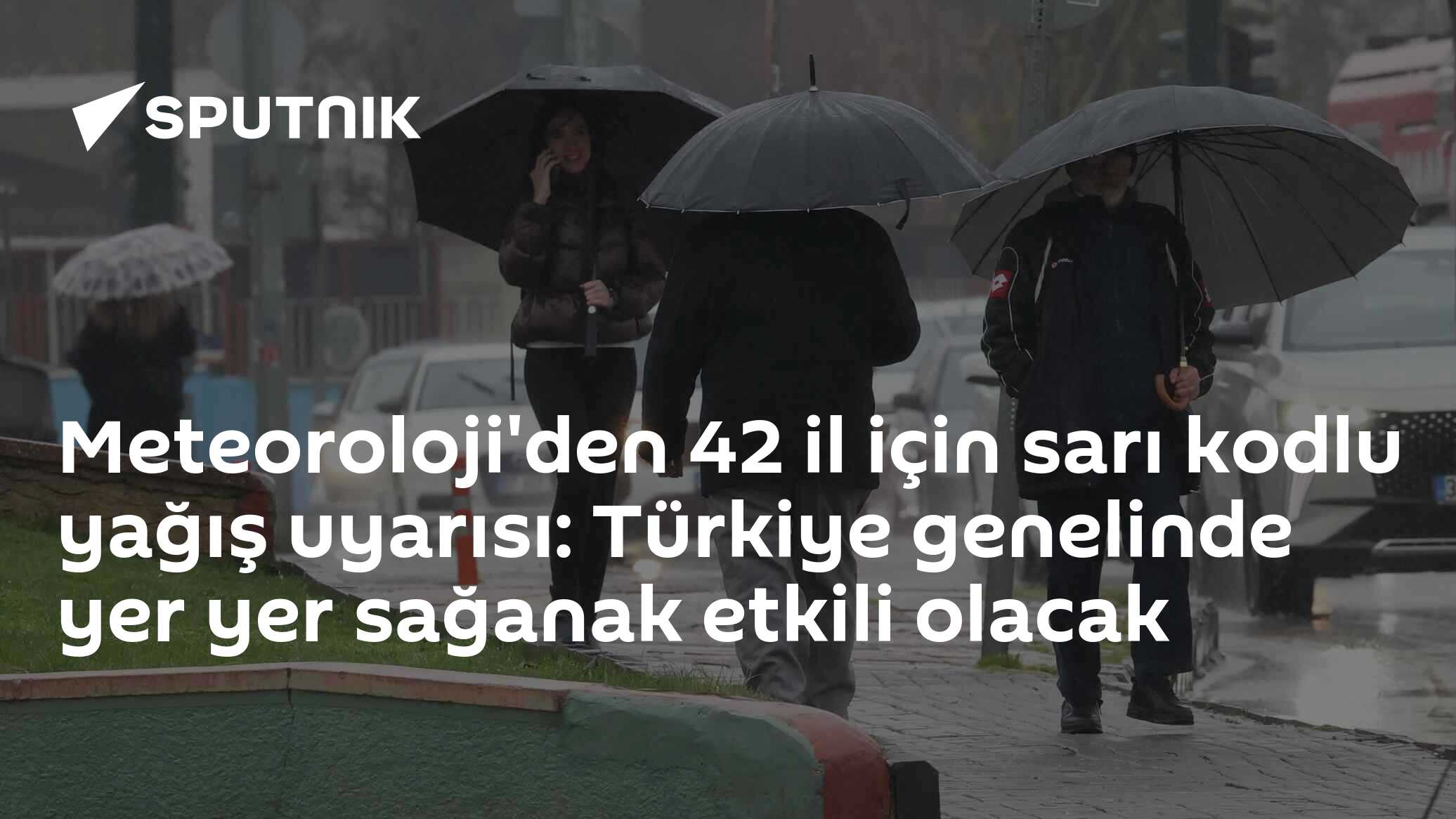 Meteoroloji'den 42 il için sarı kodlu yağış uyarısı: Türkiye genelinde yer yer sağanak etkili olacak