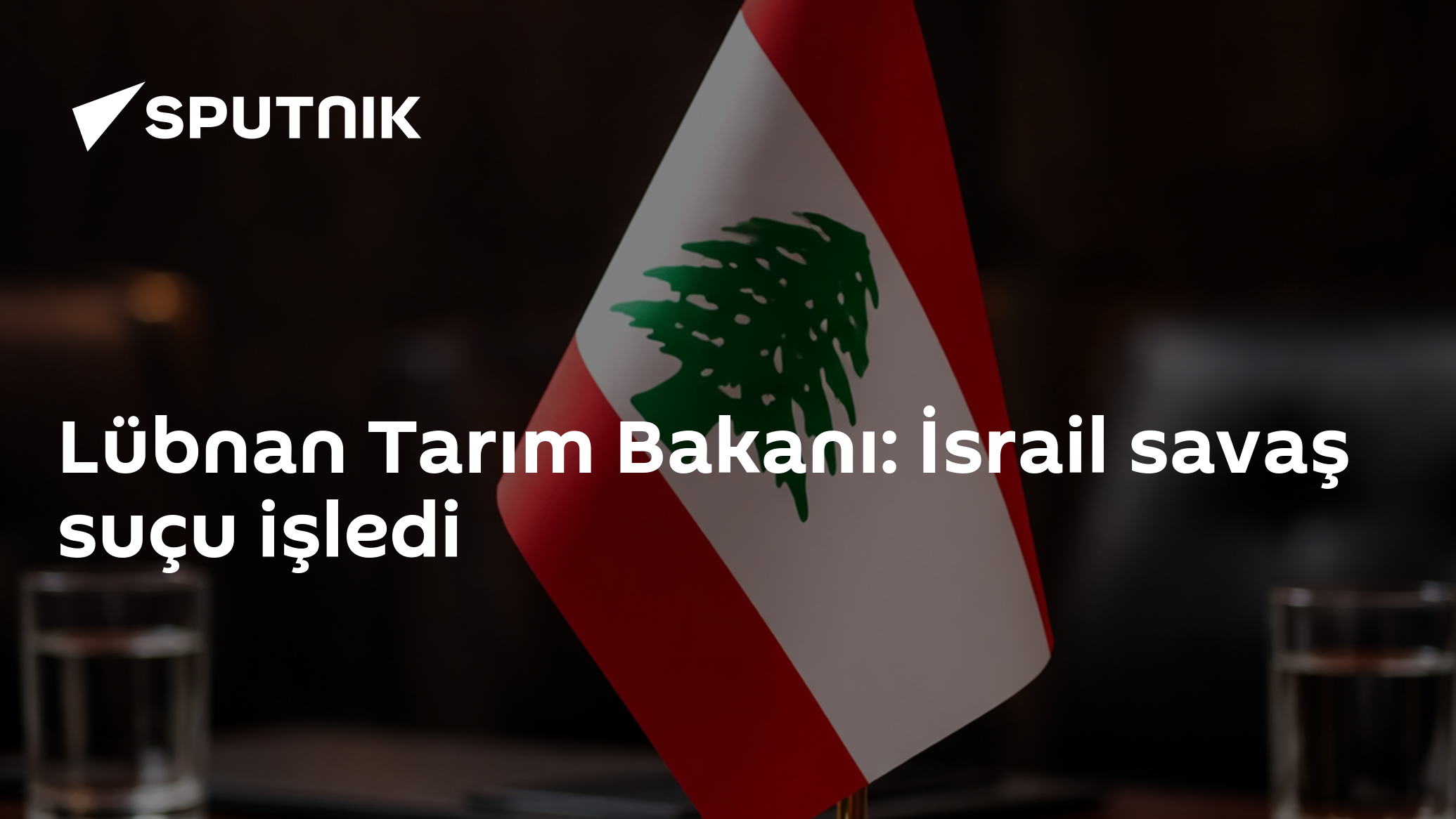 Lübnan Tarım Bakanı: İsrail savaş suçu işledi