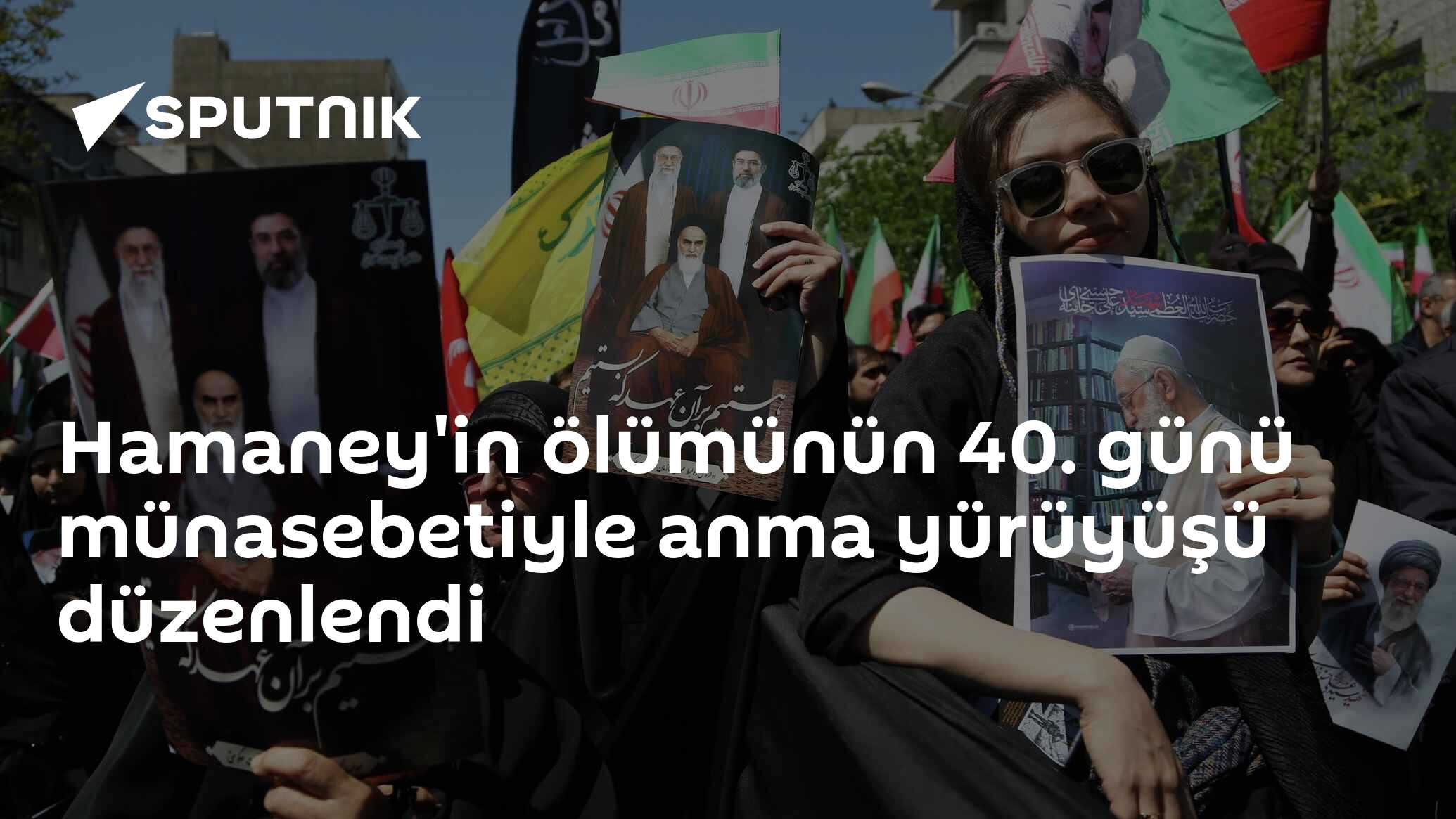 Hamaney'in ölümünün 40. günü münasebetiyle anma yürüyüşü düzenlendi