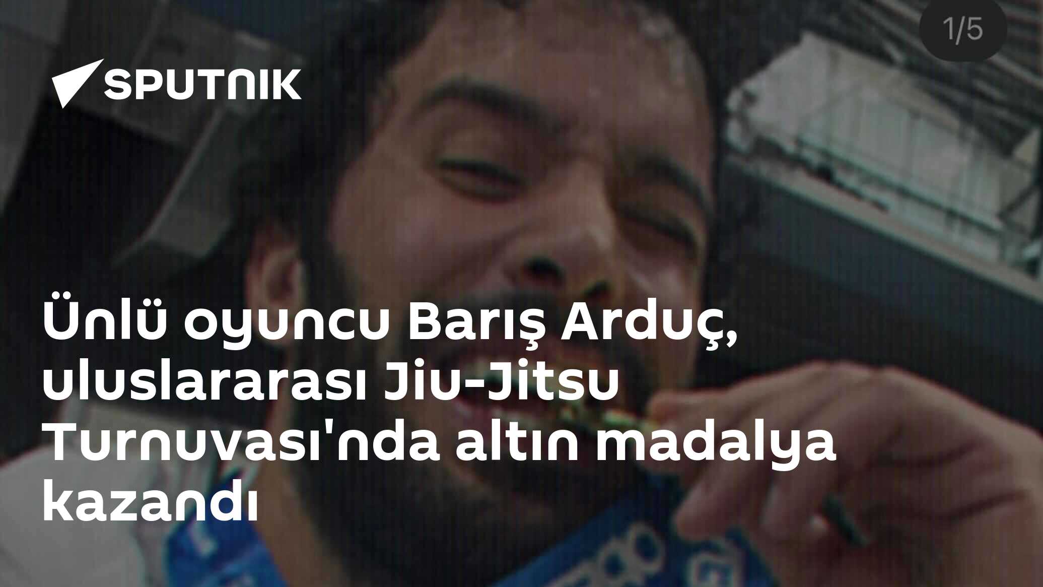 Ünlü oyuncu Barış Arduç, uluslararası Jiu-Jitsu Turnuvası'nda altın madalya kazandı