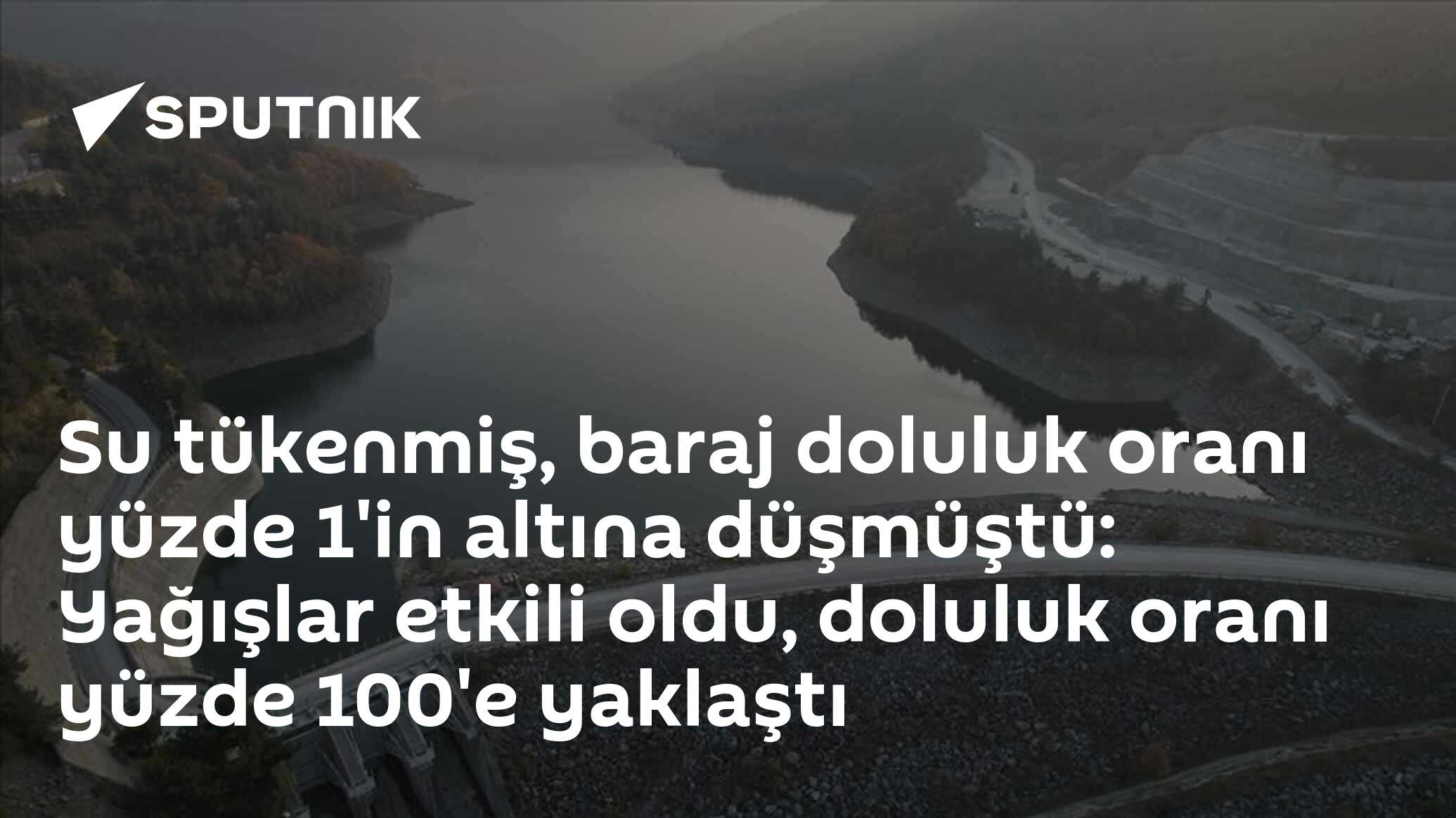 Su tükenmiş, baraj doluluk oranı yüzde 1'in altına düşmüştü: Yağışlar etkili oldu, doluluk oranı yüzde 100'e yaklaştı