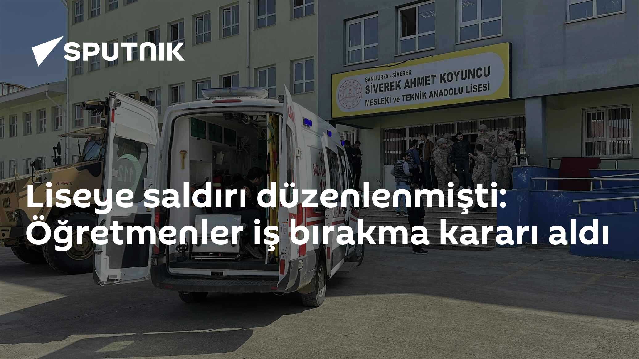 Liseye saldırı düzenlenmişti: Öğretmenler iş bırakma kararı aldı