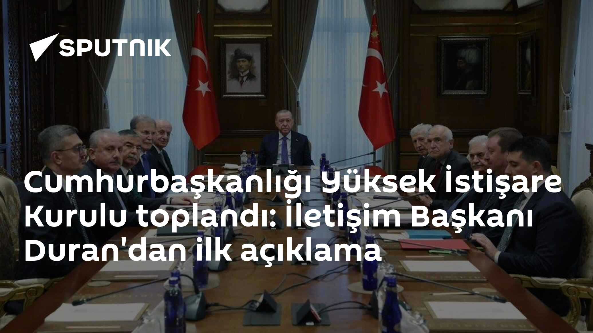 Cumhurbaşkanlığı Yüksek İstişare Kurulu toplandı: İletişim Başkanı Duran'dan ilk açıklama