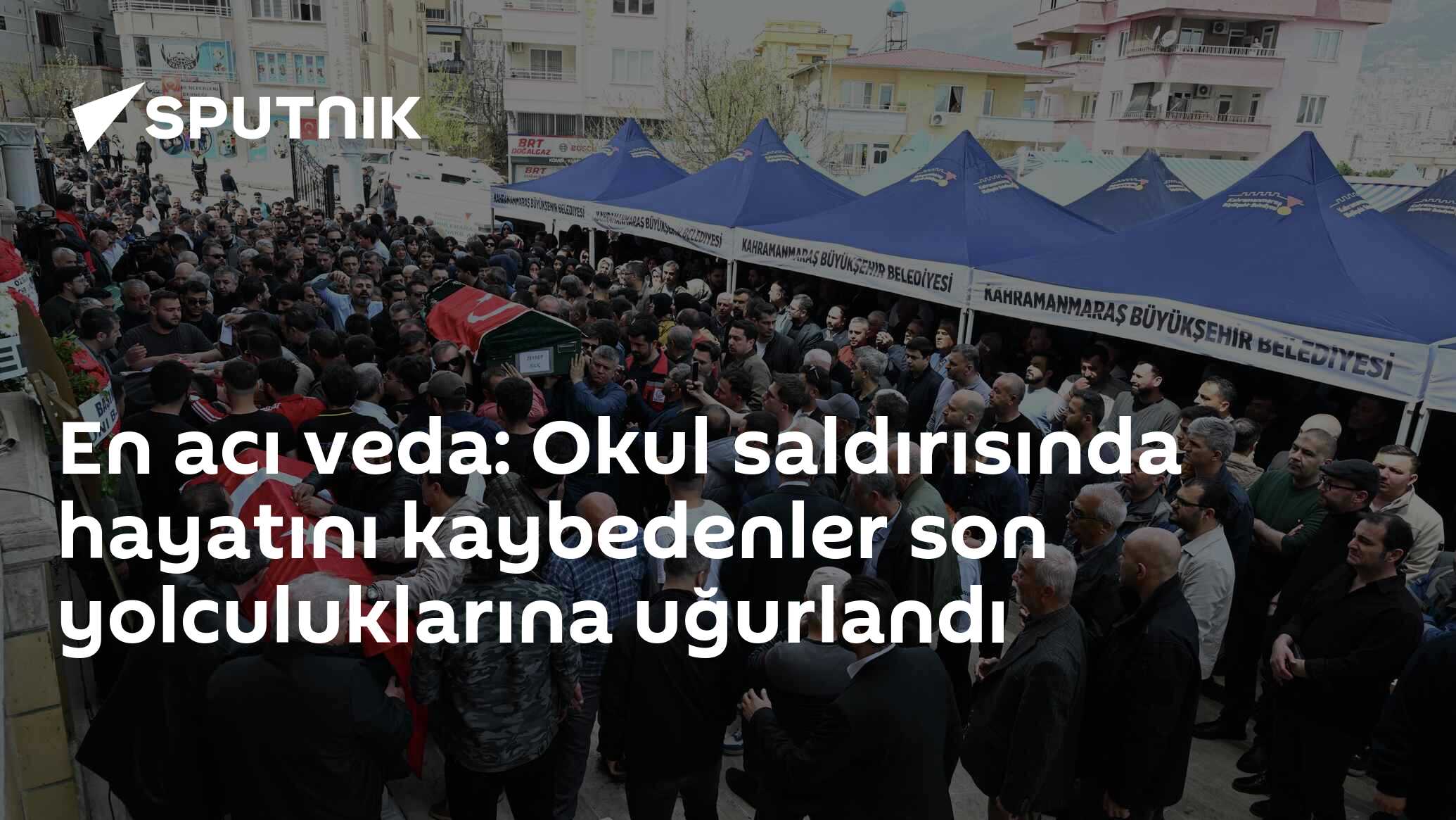 En acı veda: Okul saldırısında hayatını kaybedenler son yolculuklarına uğurlandı