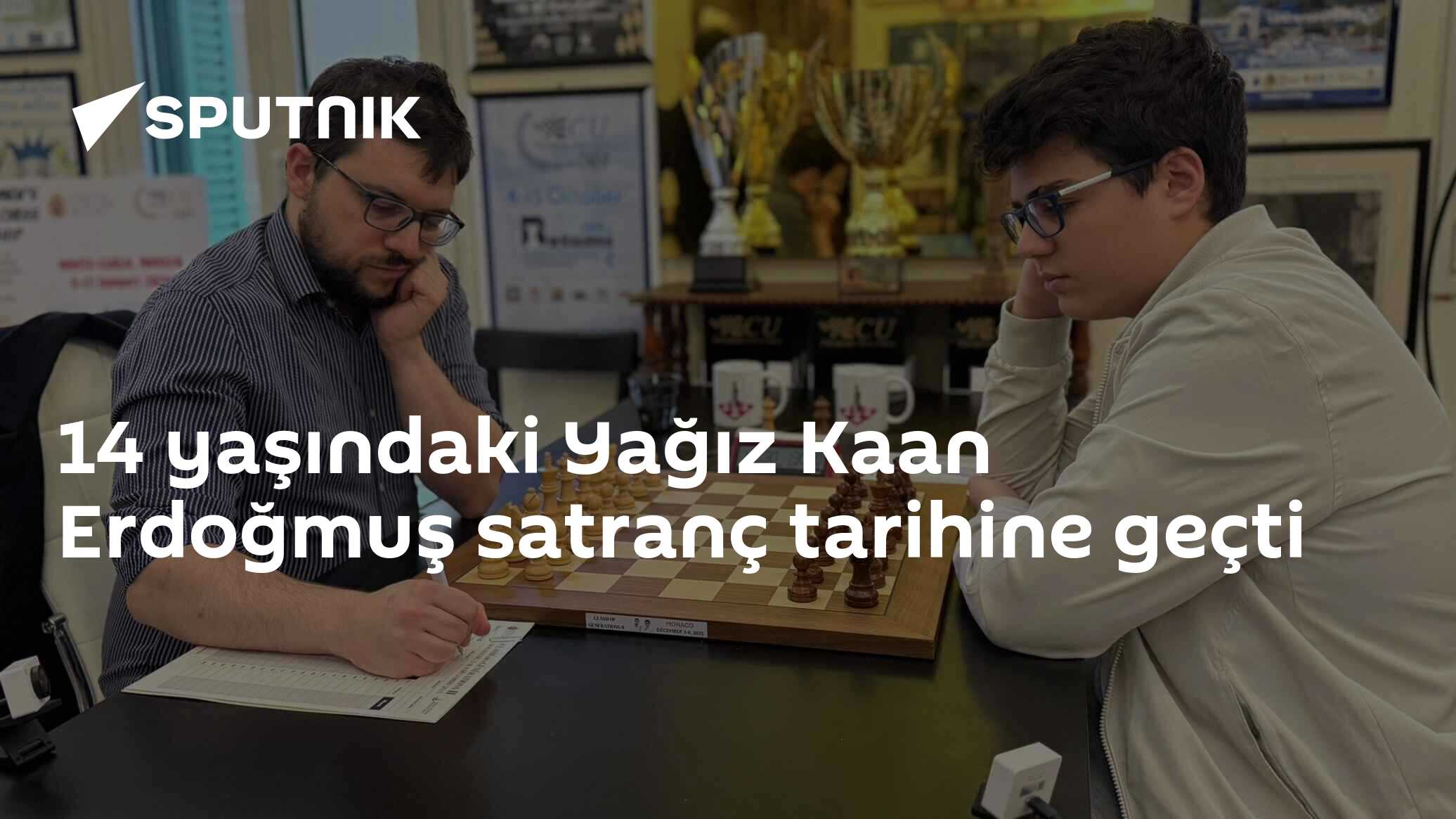 14 yaşındaki Yağız Kaan Erdoğmuş satranç tarihine geçti
