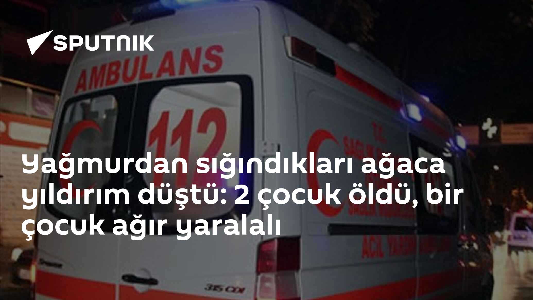 Yağmurdan sığındıkları ağaca yıldırım düştü: 2 çocuk öldü, bir çocuk ağır yaralalı