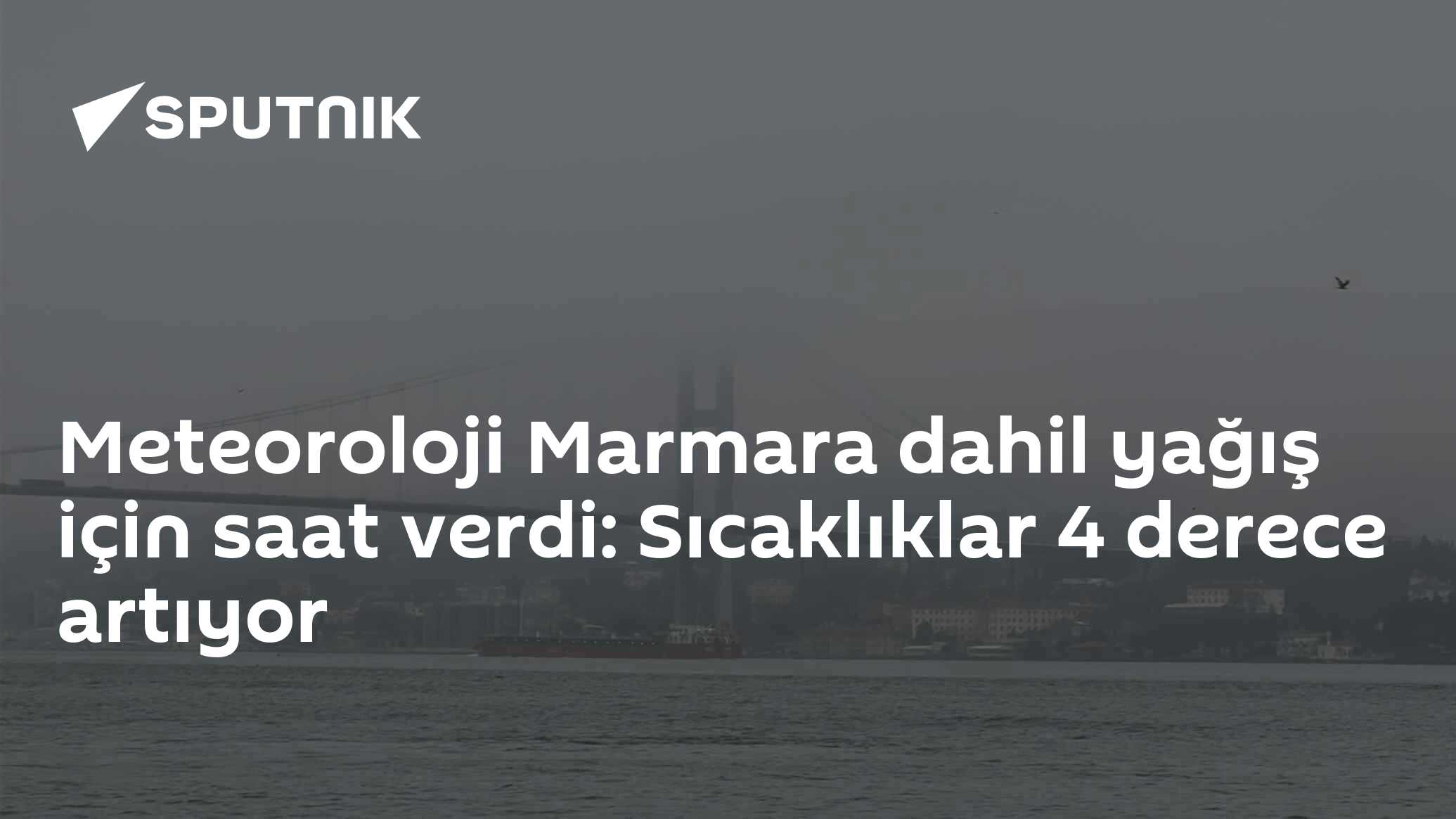 Meteoroloji Marmara dahil yağış için saat verdi: Sıcaklıklar 4 derece artıyor