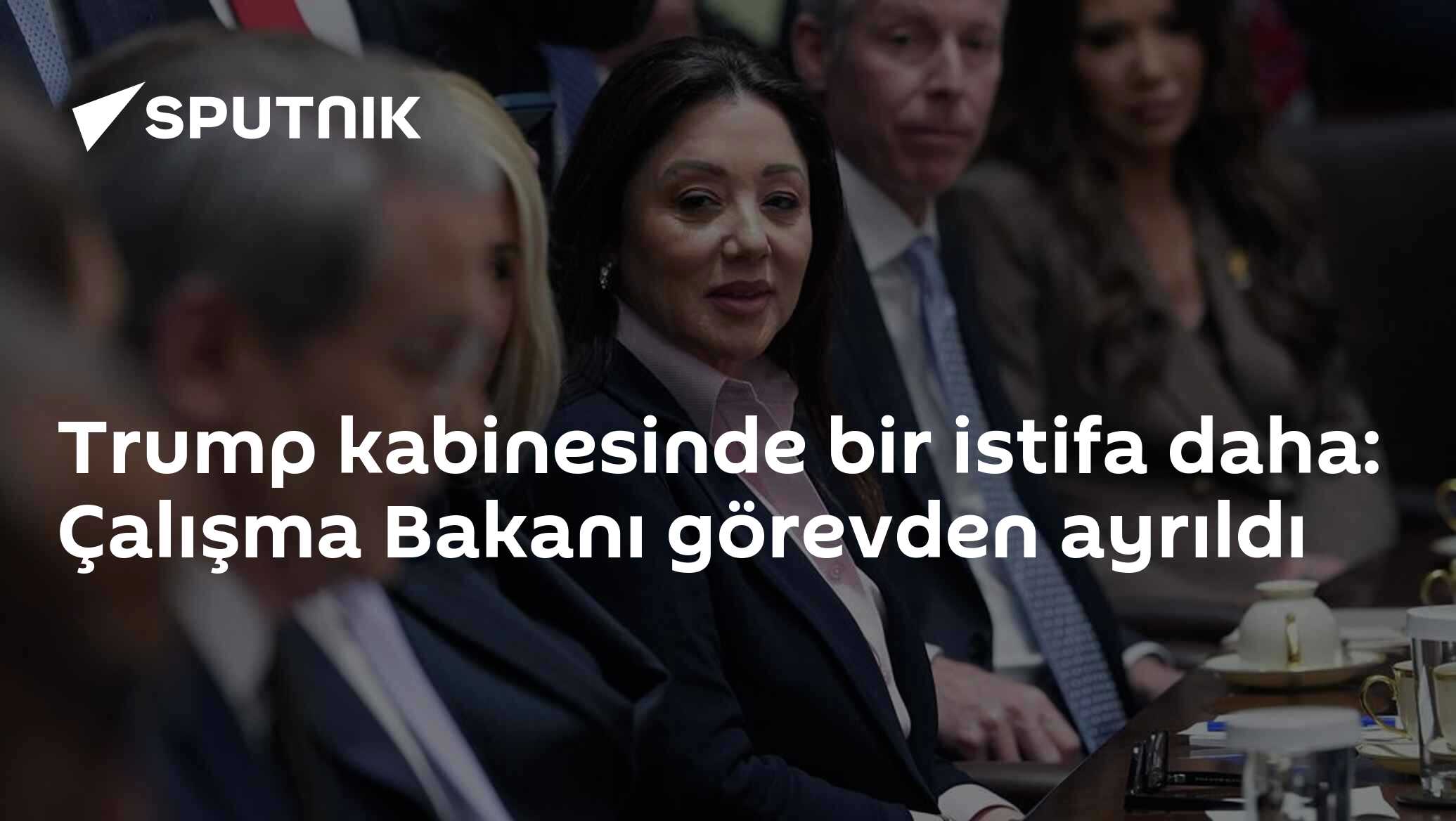 Trump kabinesinde bir istifa daha: Çalışma Bakanı görevden ayrıldı