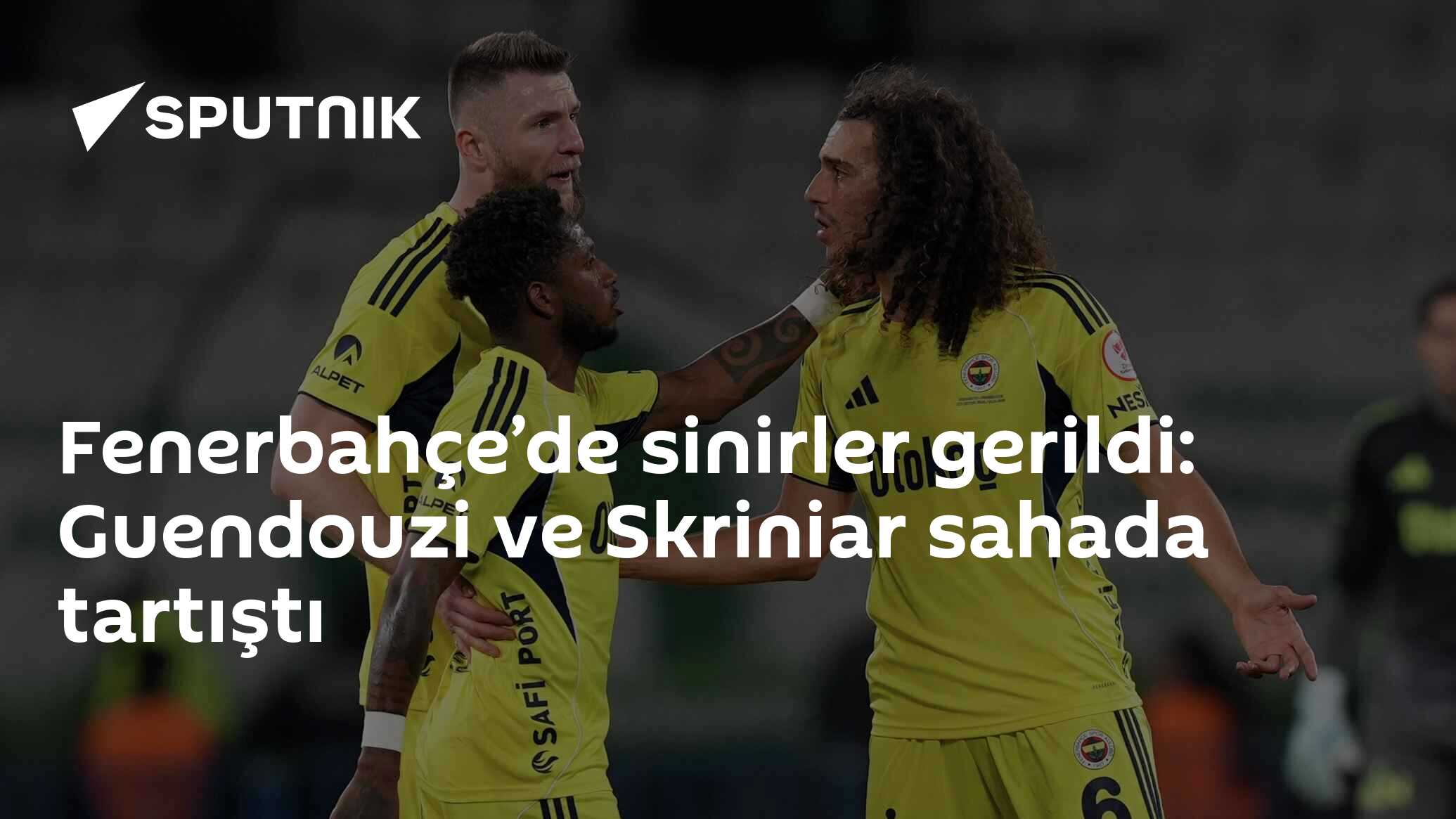 Fenerbahçe’de sinirler gerildi: Guendouzi ve Skriniar sahada tartıştı