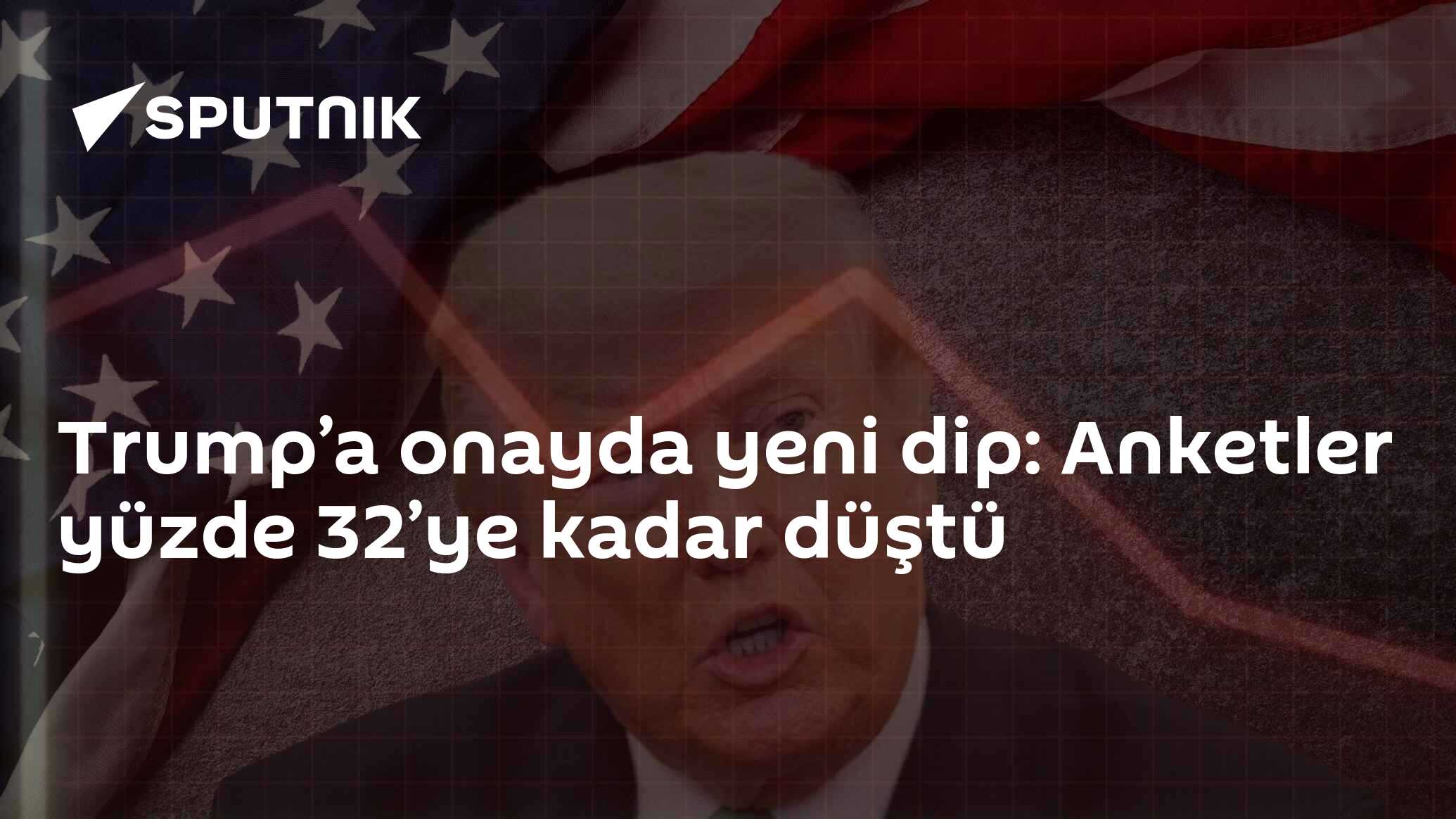 Trump’a onayda yeni dip: Anketler yüzde 32’ye kadar düştü