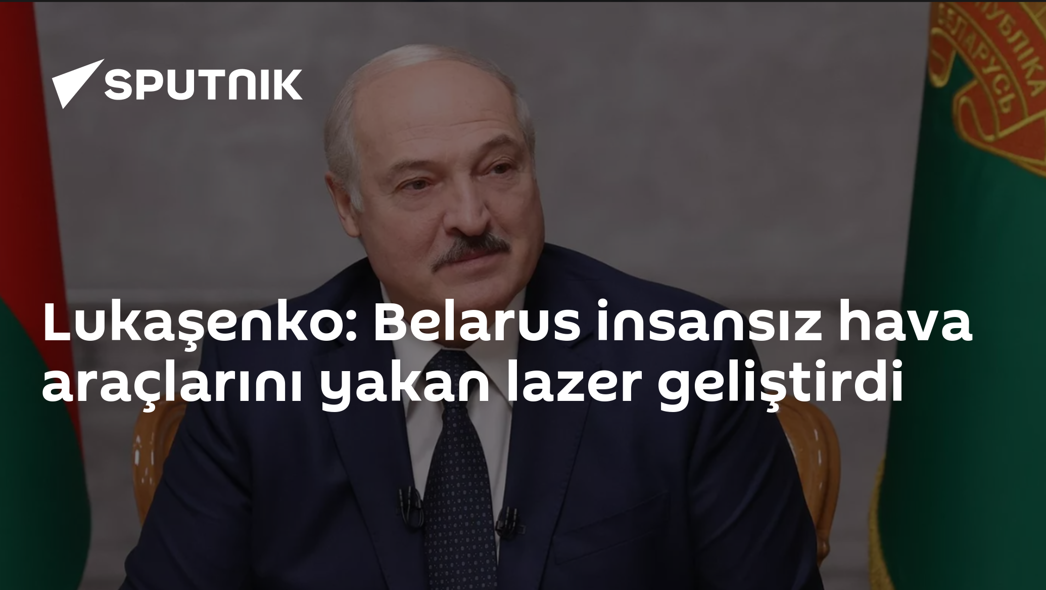 Lukaşenko: Belarus insansız hava araçlarını yakan lazer geliştirdi