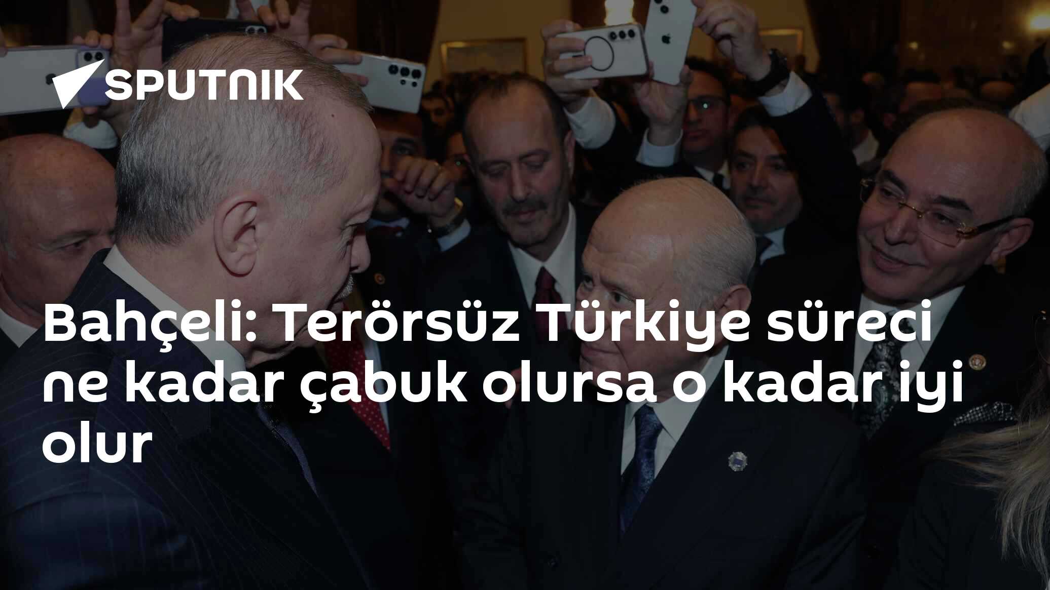 Bahçeli: Terörsüz Türkiye süreci ne kadar çabuk olursa o kadar iyi olur