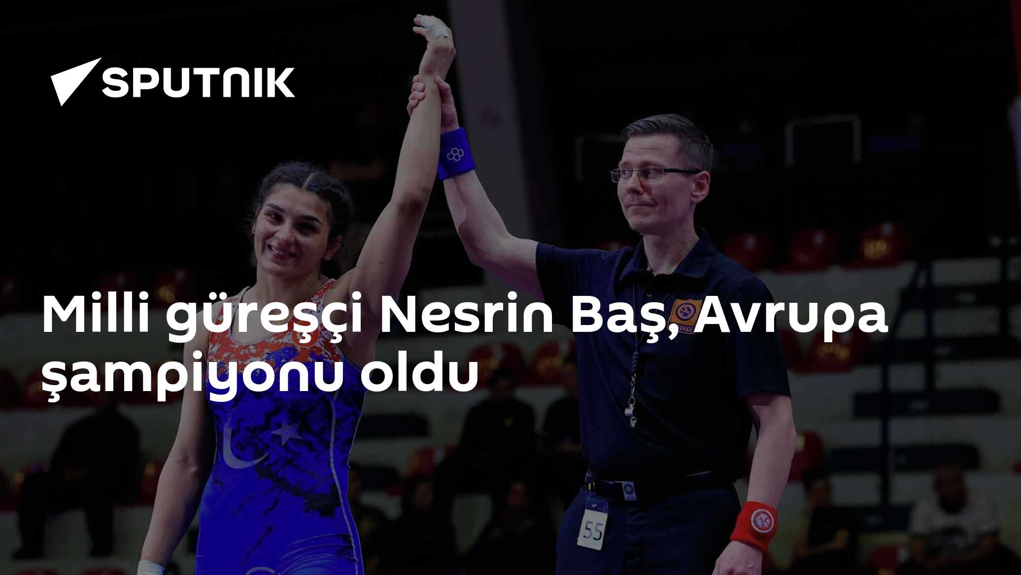 Milli güreşçi Nesrin Baş, Avrupa şampiyonu oldu
