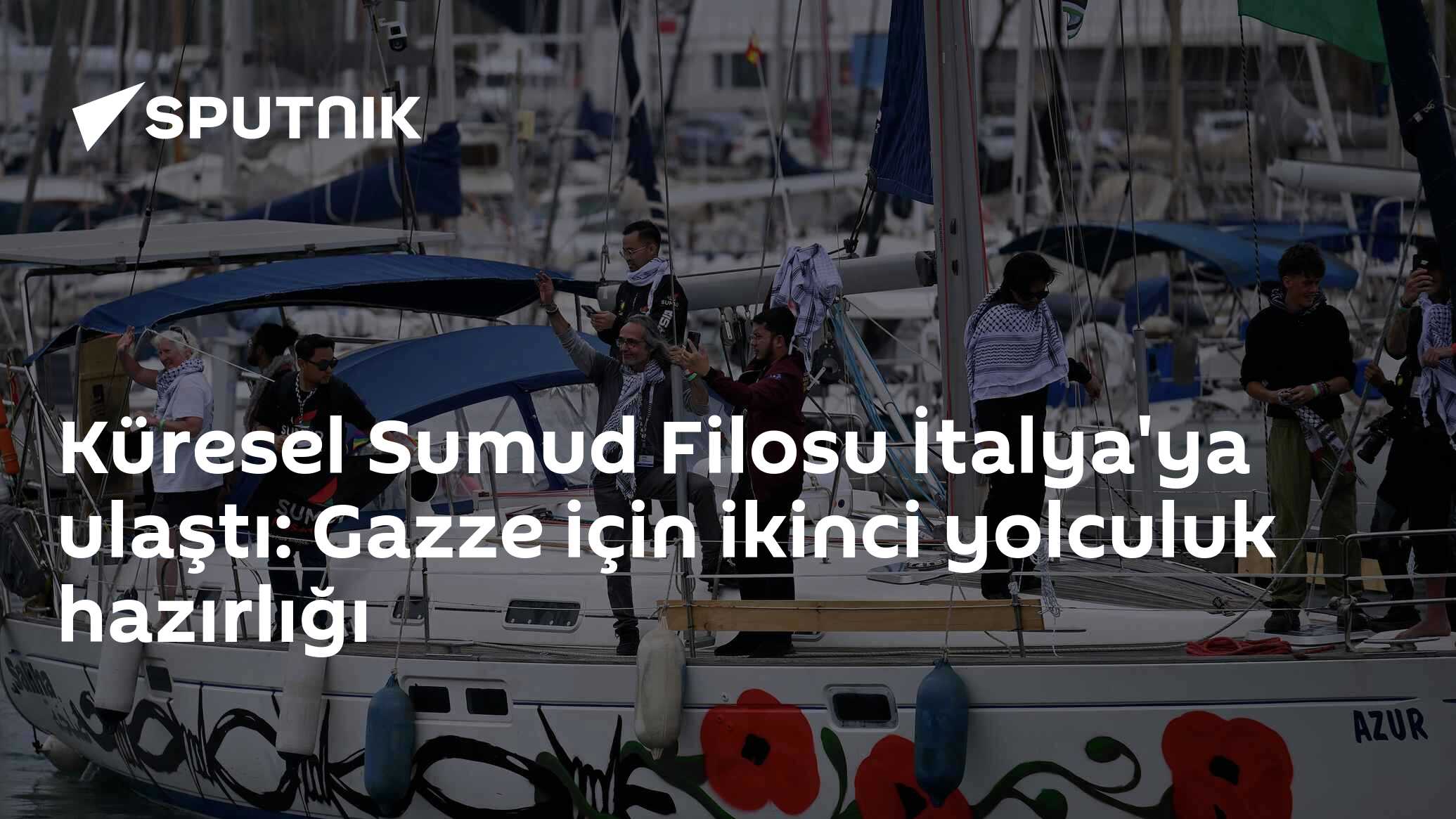 Küresel Sumud Filosu İtalya'ya ulaştı: Gazze için ikinci yolculuk hazırlığı