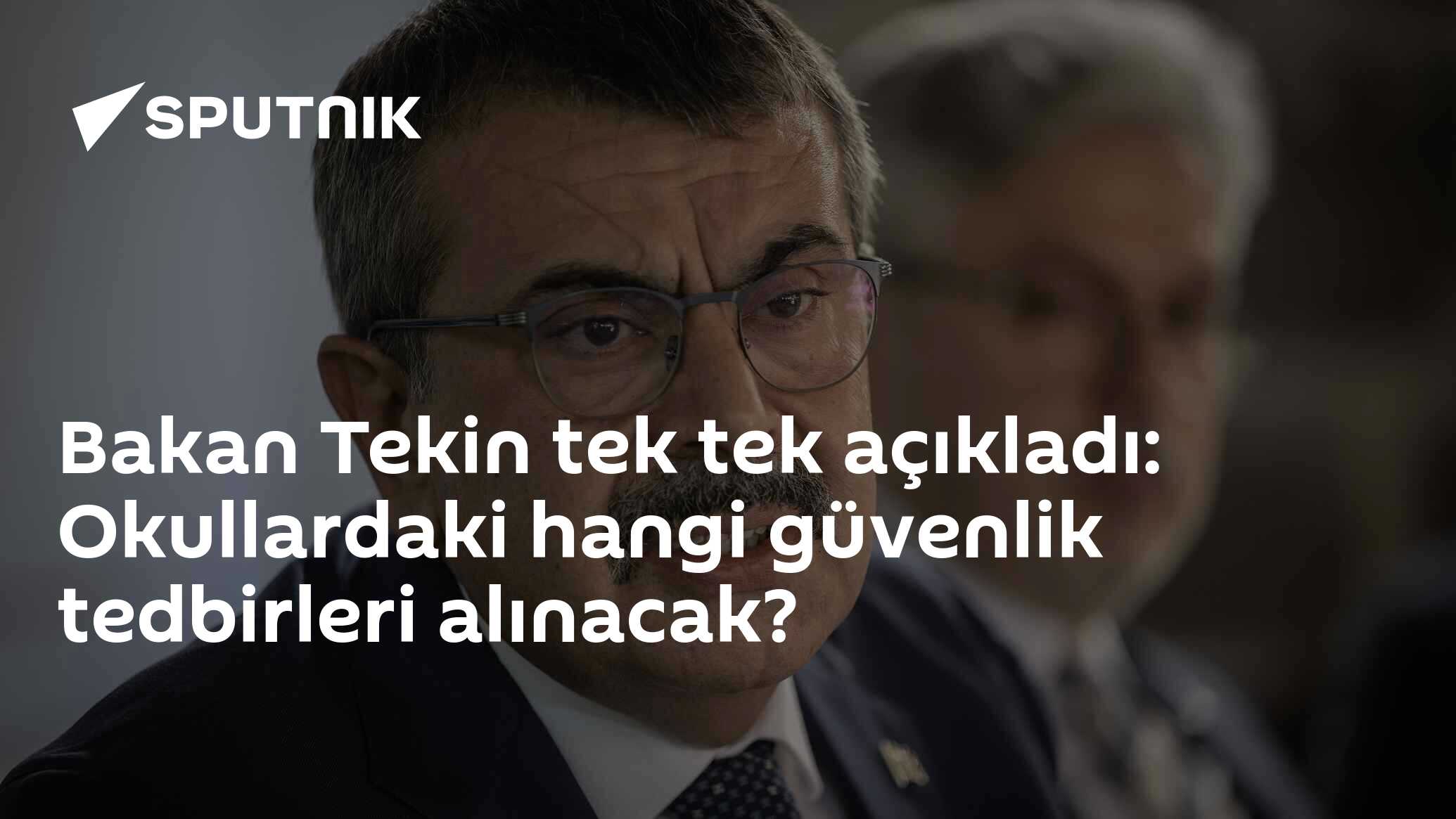 Bakan Tekin açıkladı: Okullardaki hangi güvenlik tedbirleri alınacak?