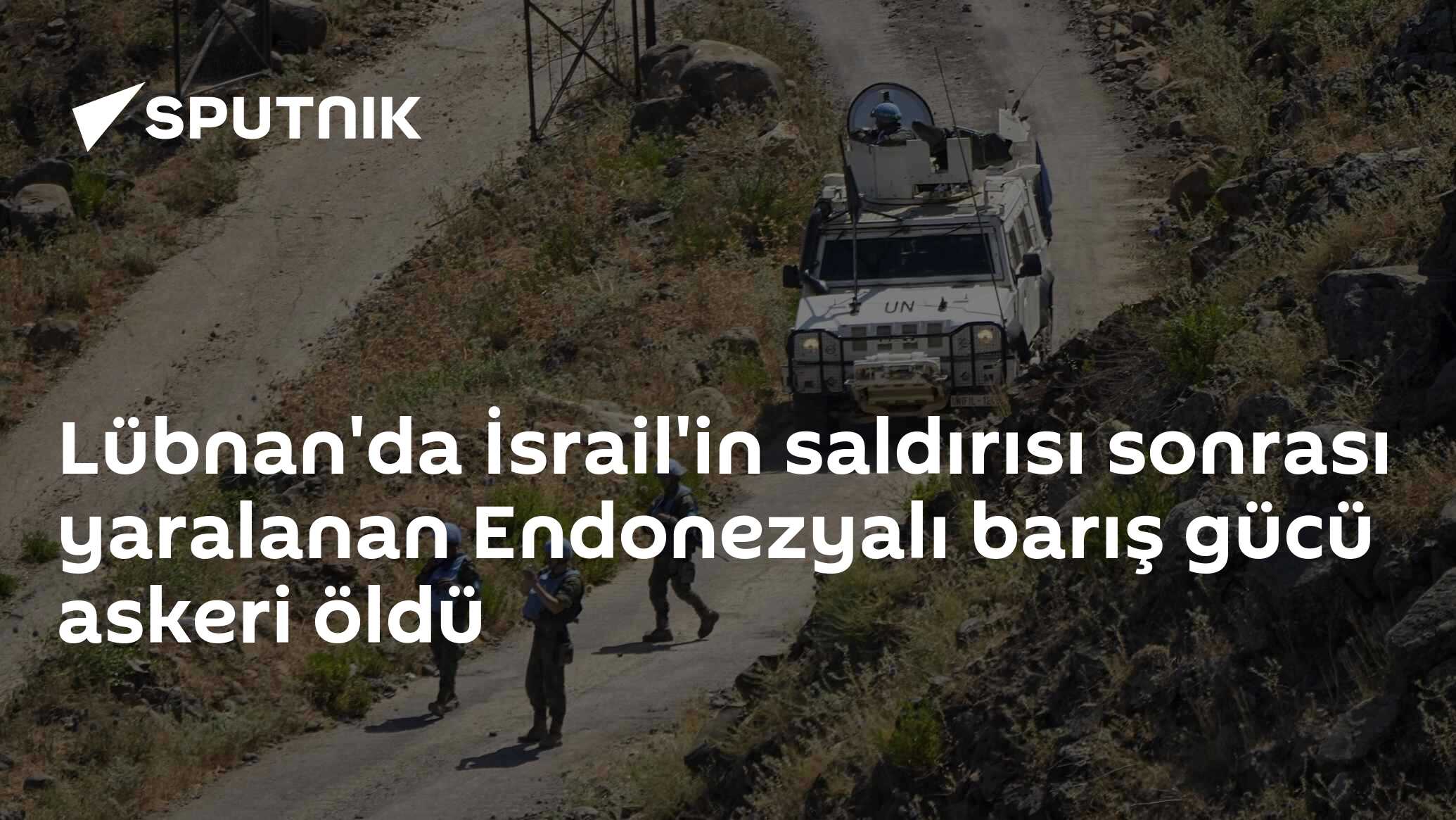 Lübnan'da İsrail'in saldırısı sonrası yaralanan Endonezyalı barış gücü askeri öldü