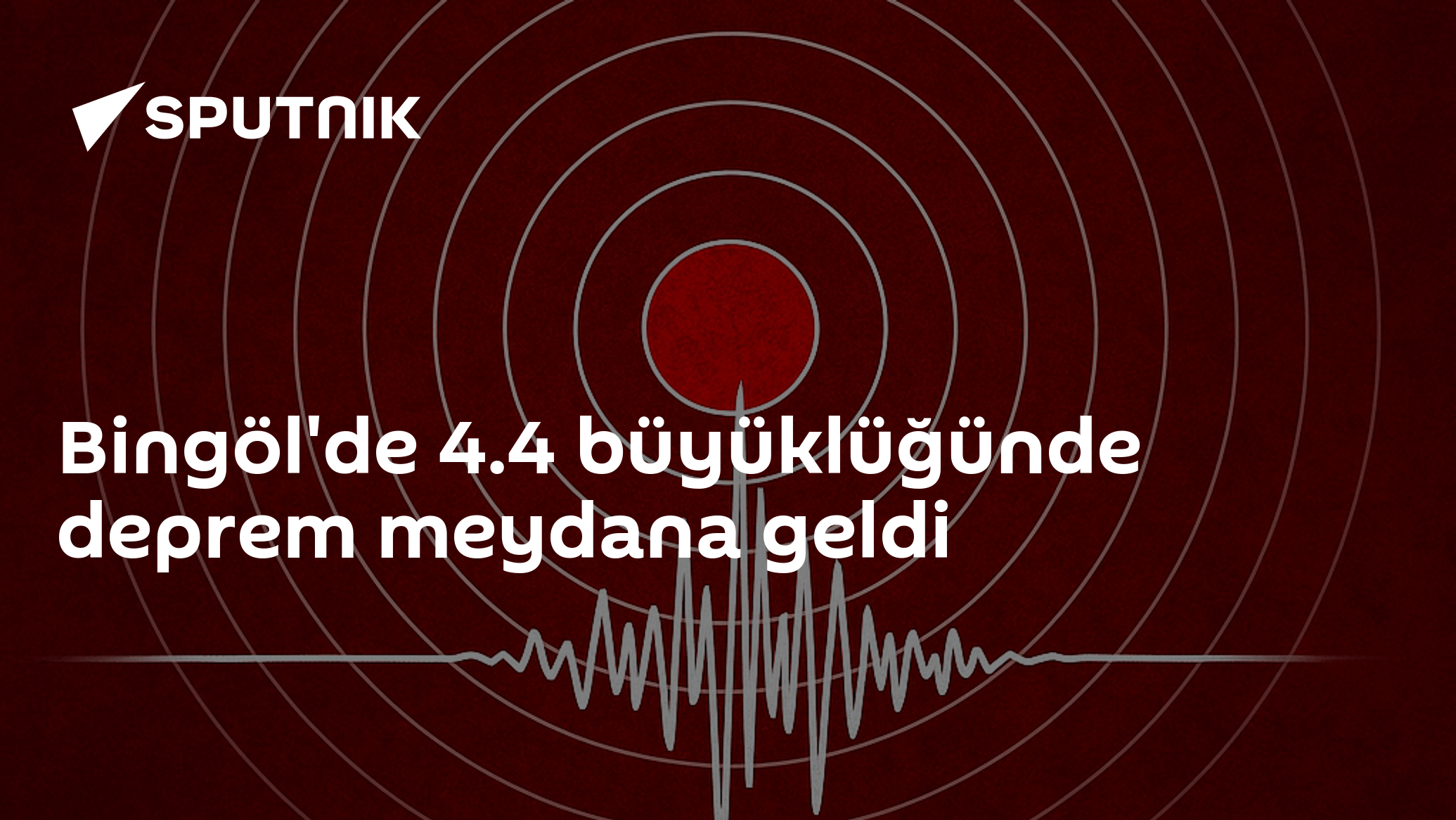 Bingöl'de 4.4 büyüklüğünde deprem meydana geldi