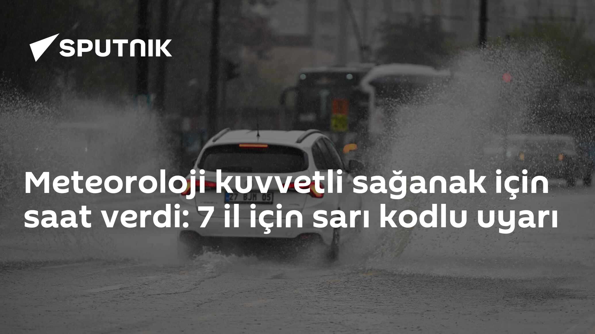 Meteoroloji kuvvetli sağanak için saat verdi: 7 il için sarı kodlu uyarı