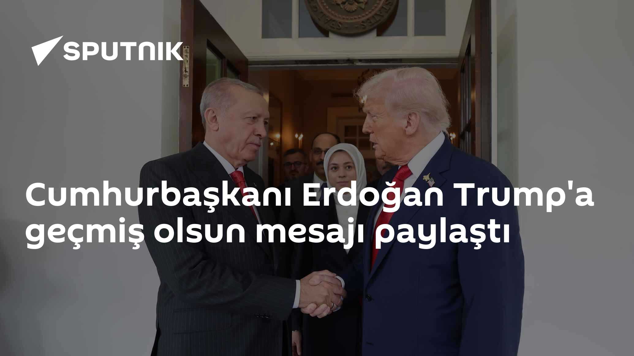Cumhurbaşkanı Erdoğan Trump'a geçmiş olsun mesajı paylaştı