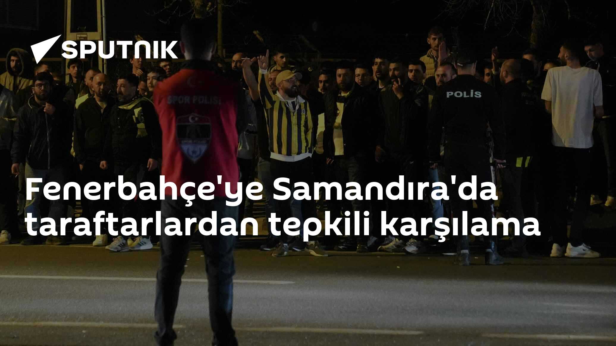 Fenerbahçe'ye Samandıra'da taraftarlardan tepkili karşılama