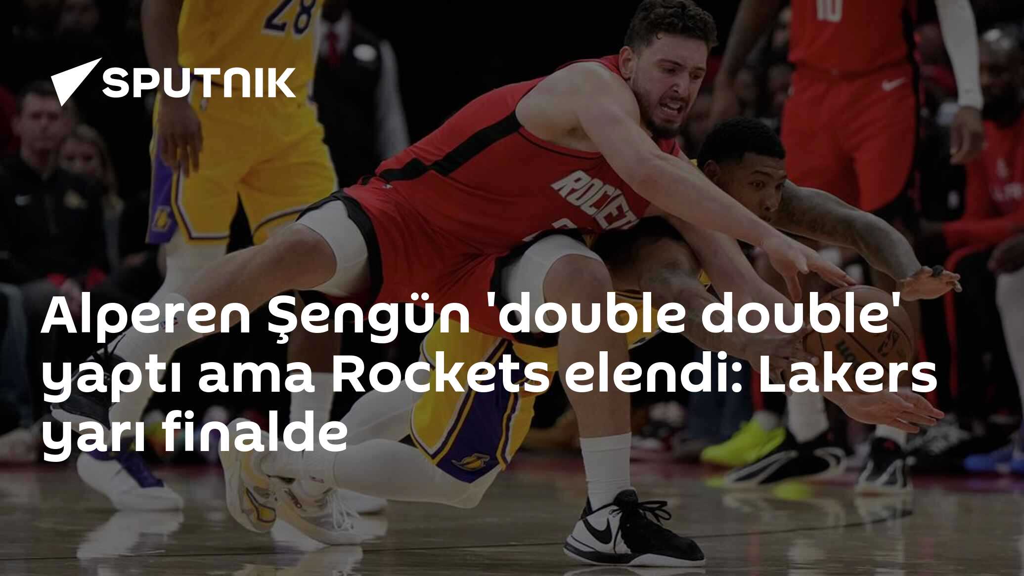 Alperen Şengün 'double double' yaptı ama Rockets elendi: Lakers yarı finalde