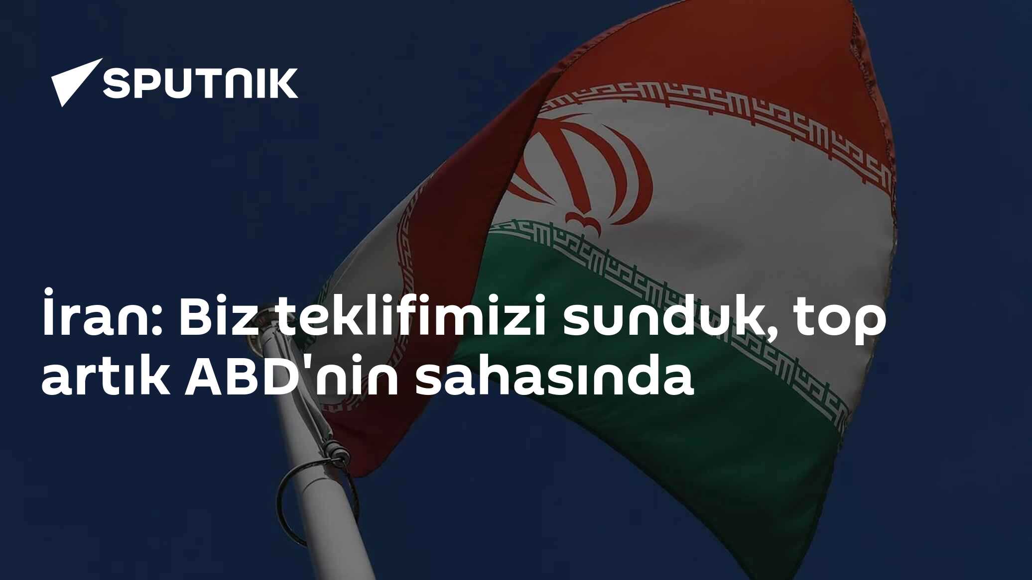 İran: Biz teklifimizi sunduk, top artık ABD'nin sahasında
