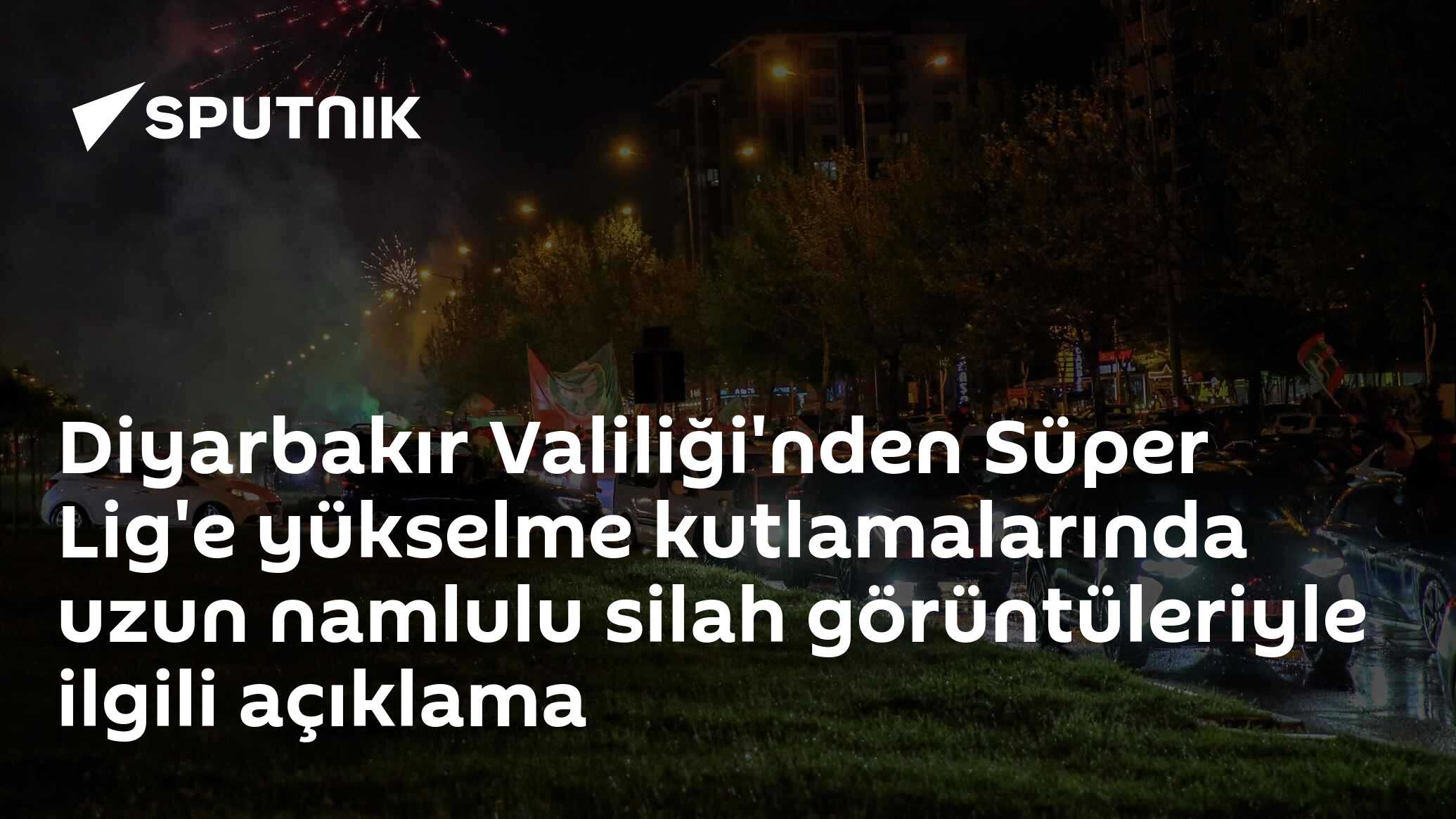 Diyarbakır Valiliği'nden Süper Lig'e yükselme kutlamalarında uzun namlulu silah görüntüleriyle ilgili açıklama