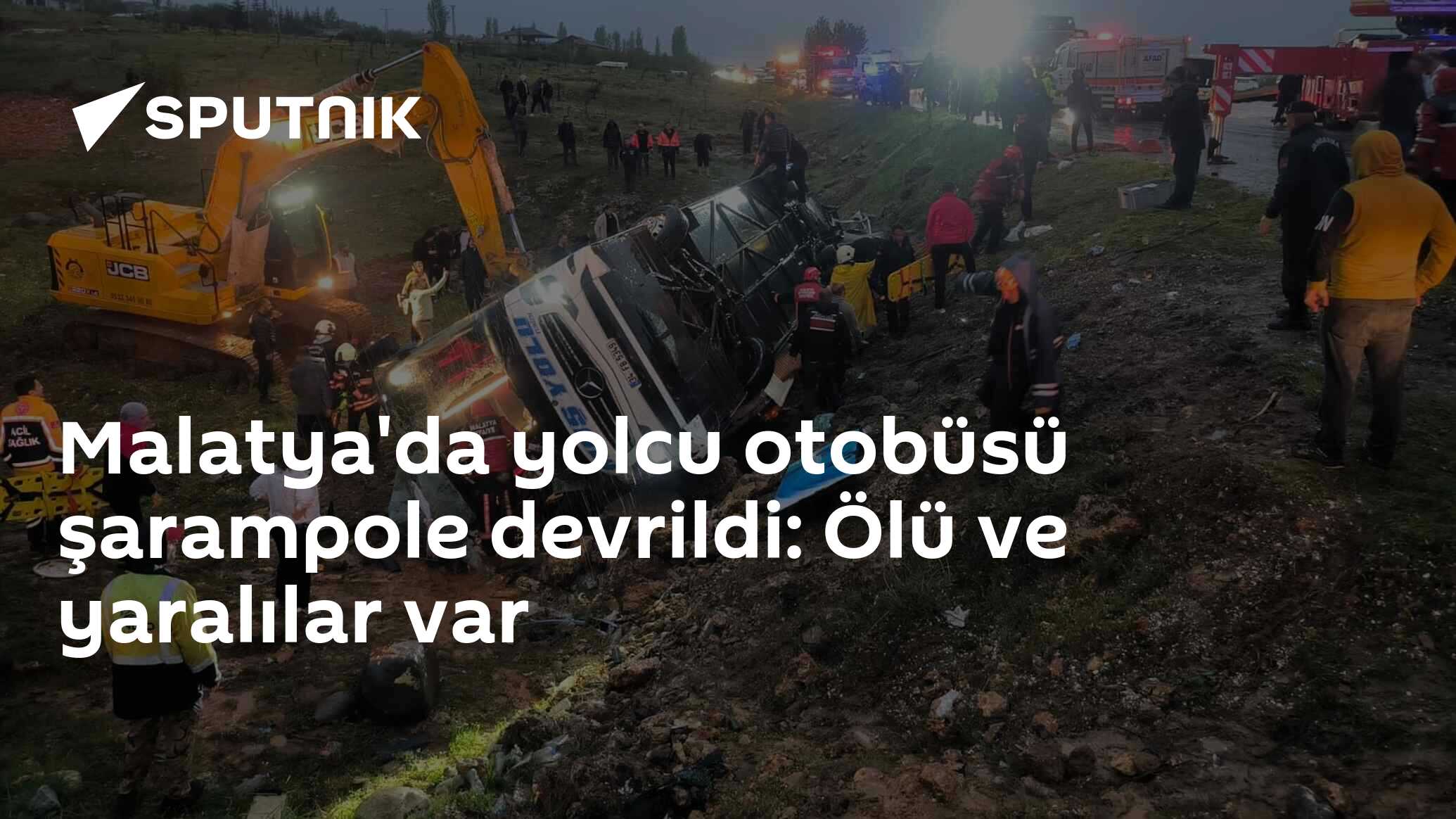 Malatya'da yolcu otobüsü şarampole devrildi: Ölü ve yaralılar var