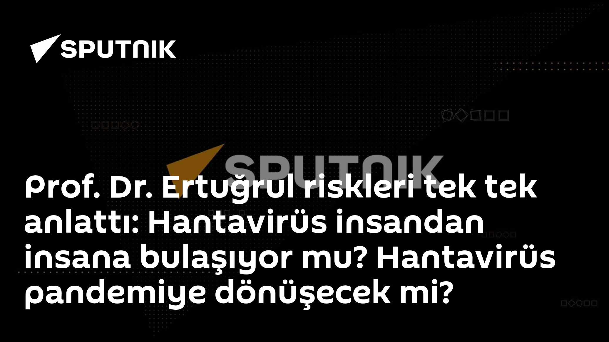 Prof. Dr. Ertuğrul riskleri tek tek anlattı: Hantavirüs insandan insana bulaşıyor mu? Hantavirüs pandemiye dönüşecek mi?