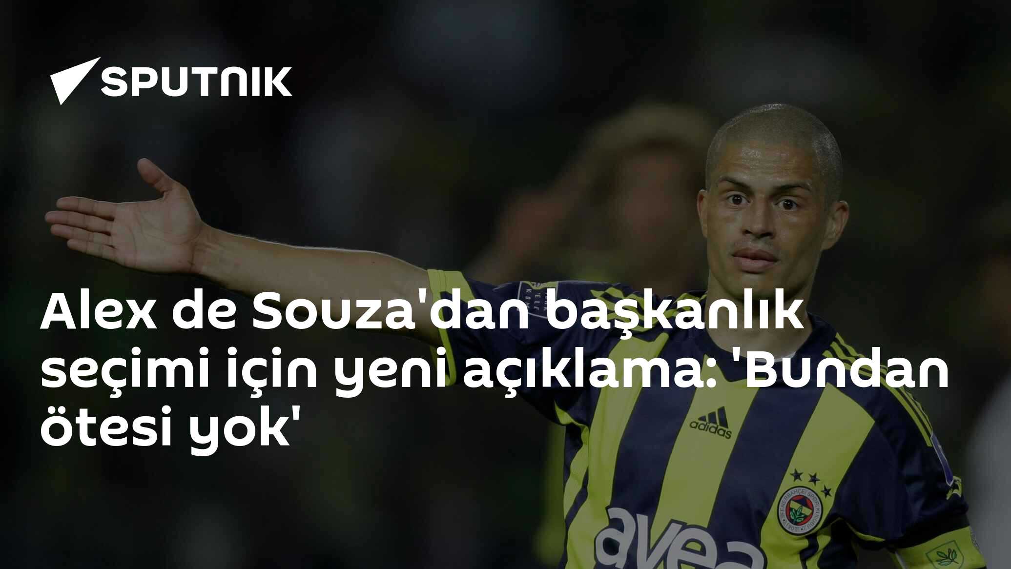Alex de Souza'dan başkanlık seçimi için yeni açıklama: 'Bundan ötesi yok'